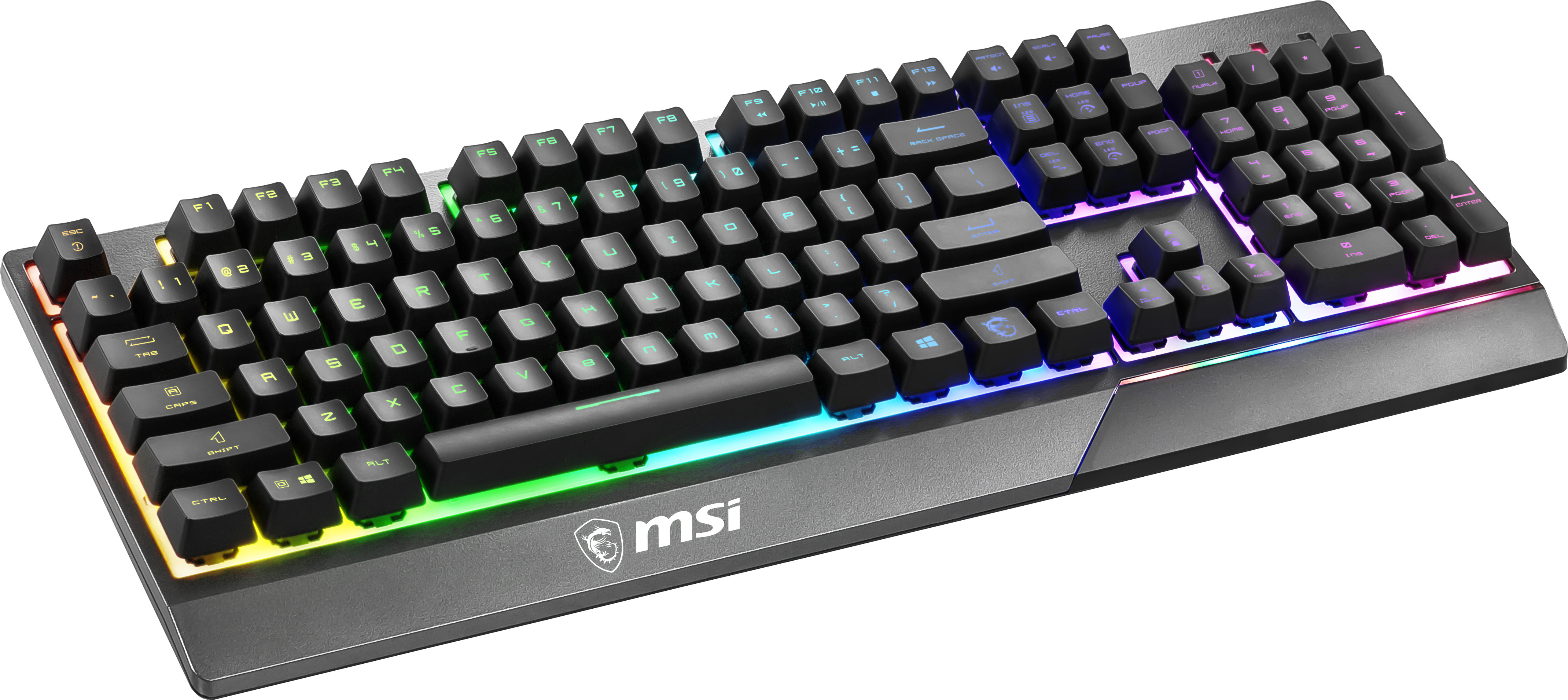 Msi Vigor Gk30 De Gaming Tastatur, Rgb Beleuchtung Größe 12 Schwarz