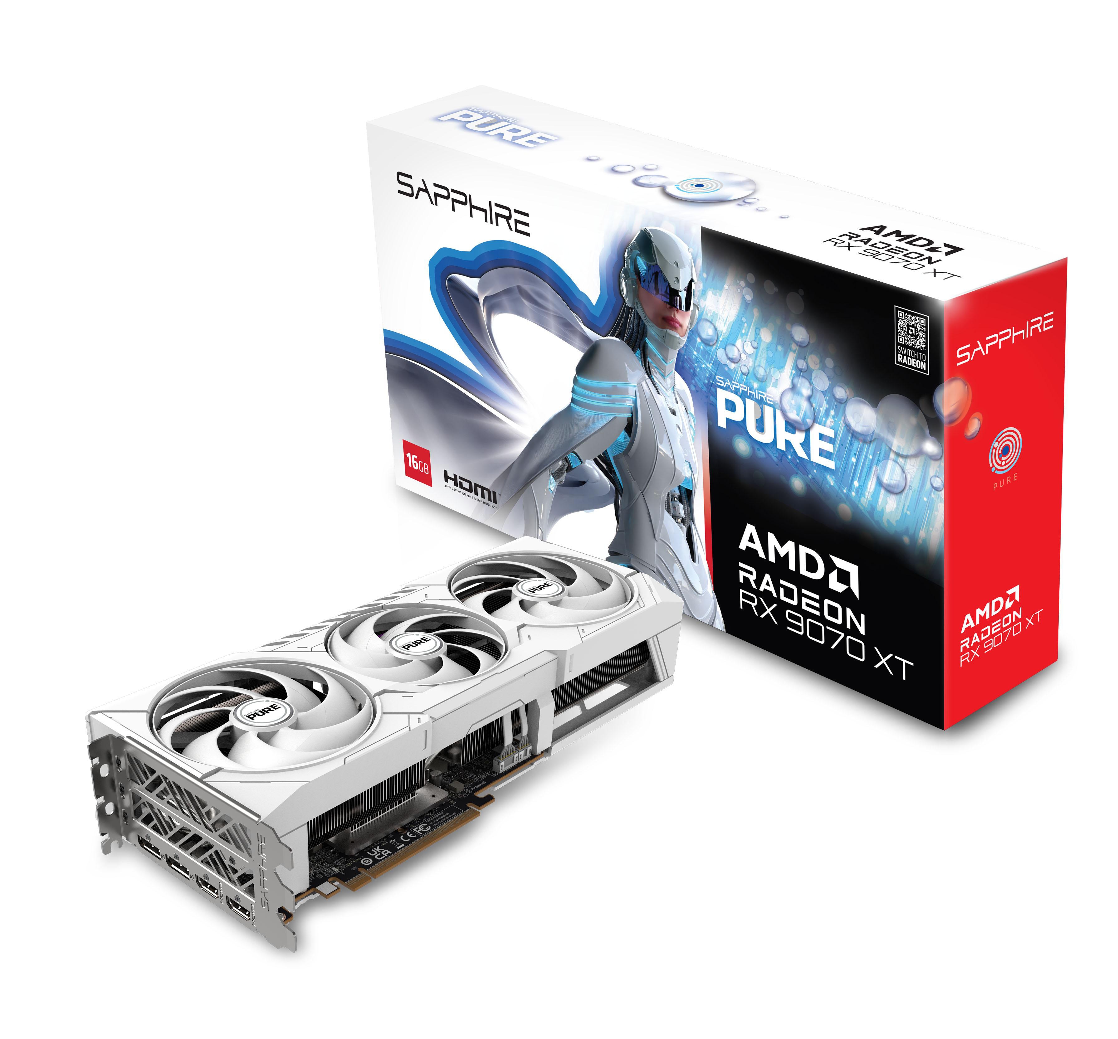 Sapphire Weiß Grafikkarte "Radeon Rx 9070 Xt", Grafikkarten - Image 2