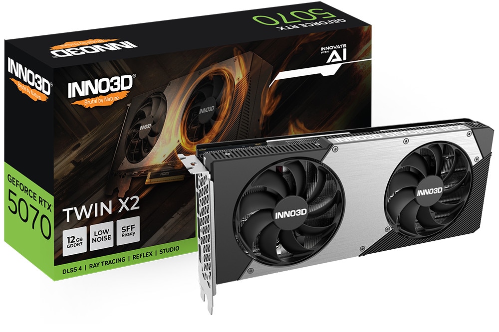 Inno3d - Grafikkarte - Nvidia Rtx 5070 Twin X2 - N50702-12D7-195064N - 12Go 8886307700346 - Image 4