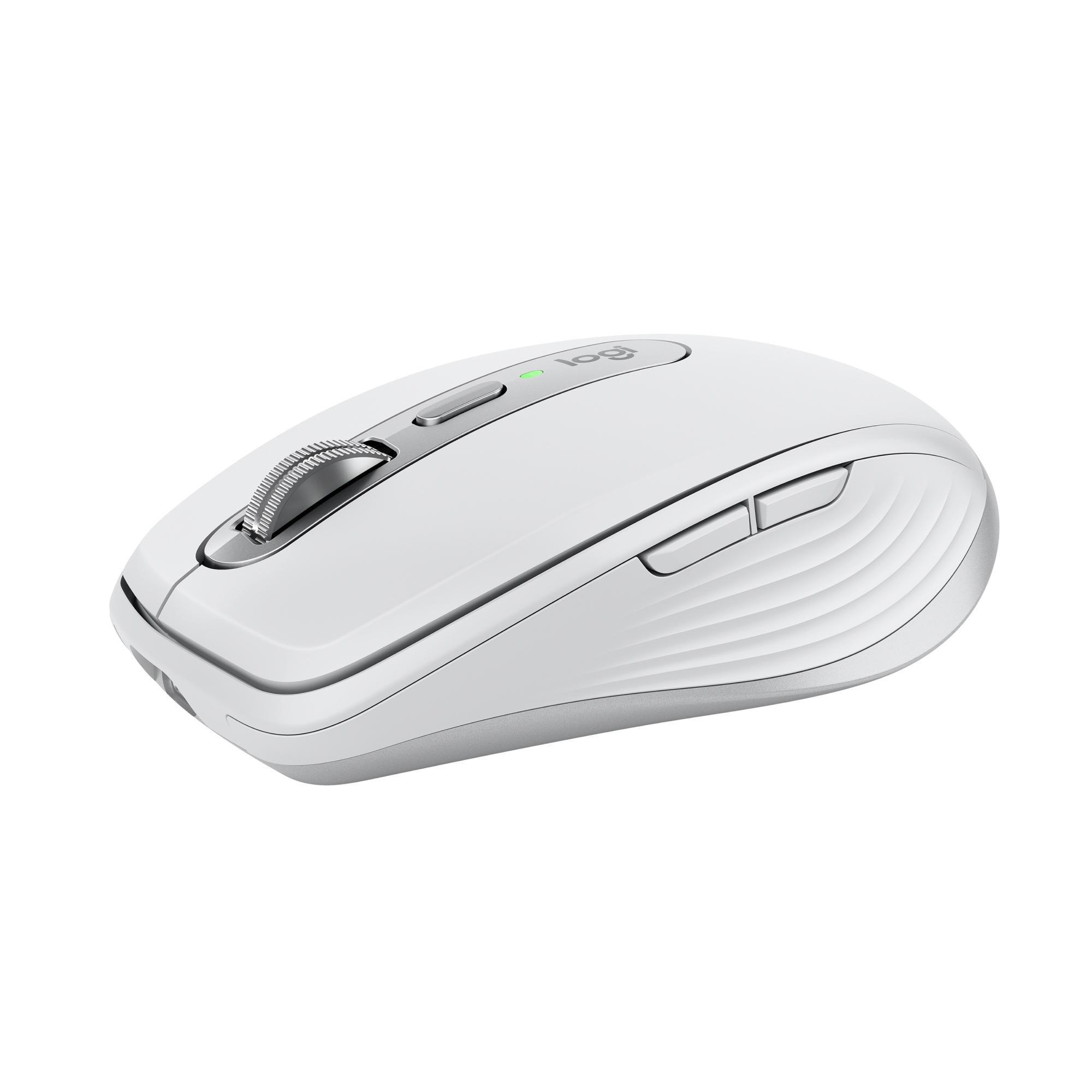 Logitech Mx Anywhere 3S For Mac, Pale Grey - Kompakte Kabellose Performance-Maus Größe 3 Weiß