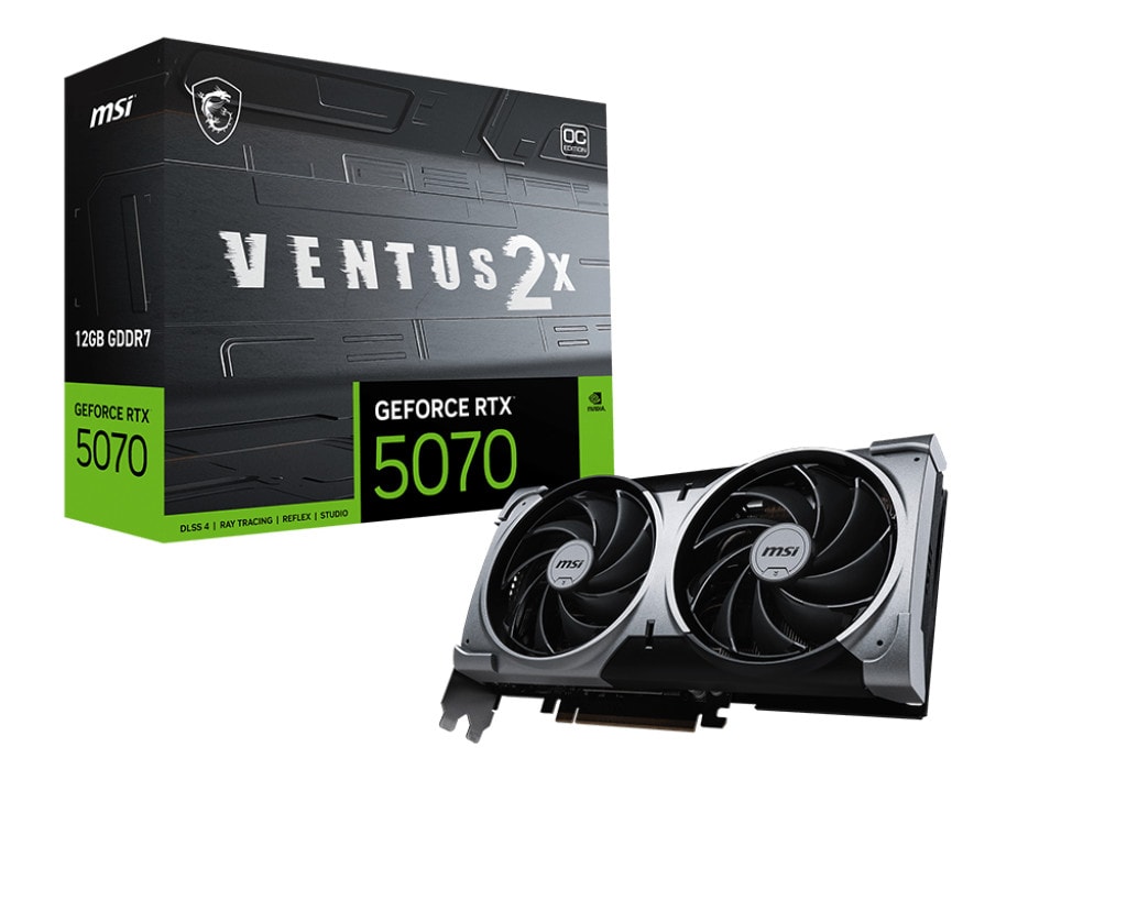 Msi - Interne Grafikkarte - Geforce Rtx 5070 12G Ventus 2X Oc 4711377308229 - Image 3