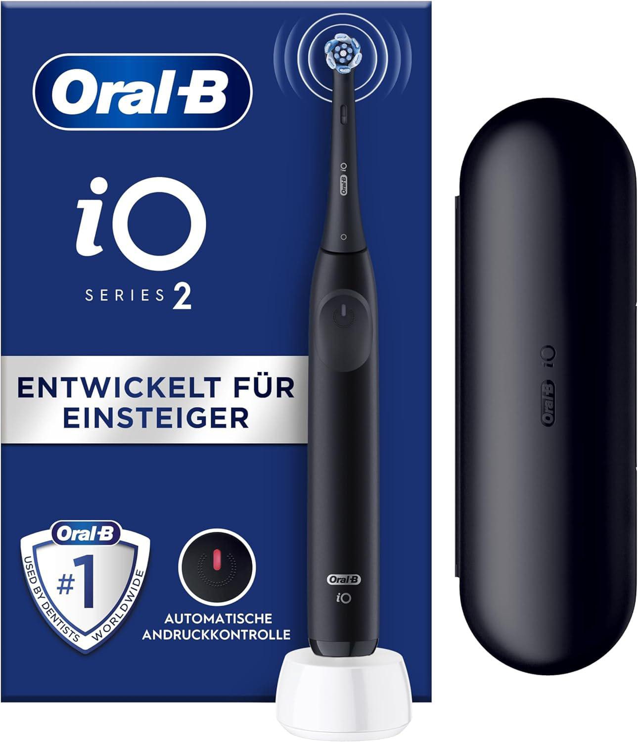 🦷 Oral-B iO Series 2 elektrische Zahnbürste mit 3 Putzmodi schwarz ✅NEUWERTIG✅ - Image 2
