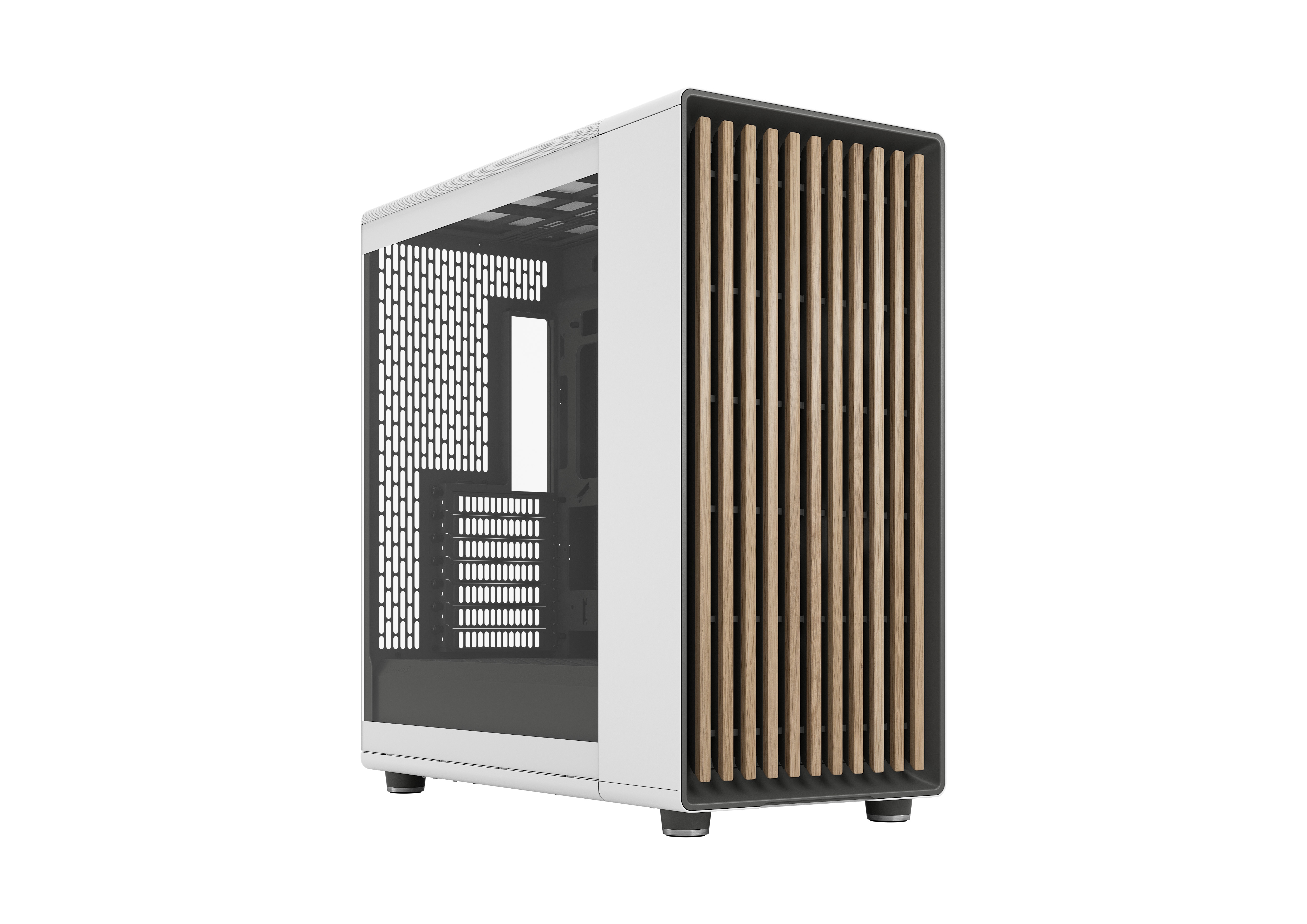 Fractal Design North Xl Rc Charcoal White Gaming Gehäuse Mesh Seitenfenster Weiß