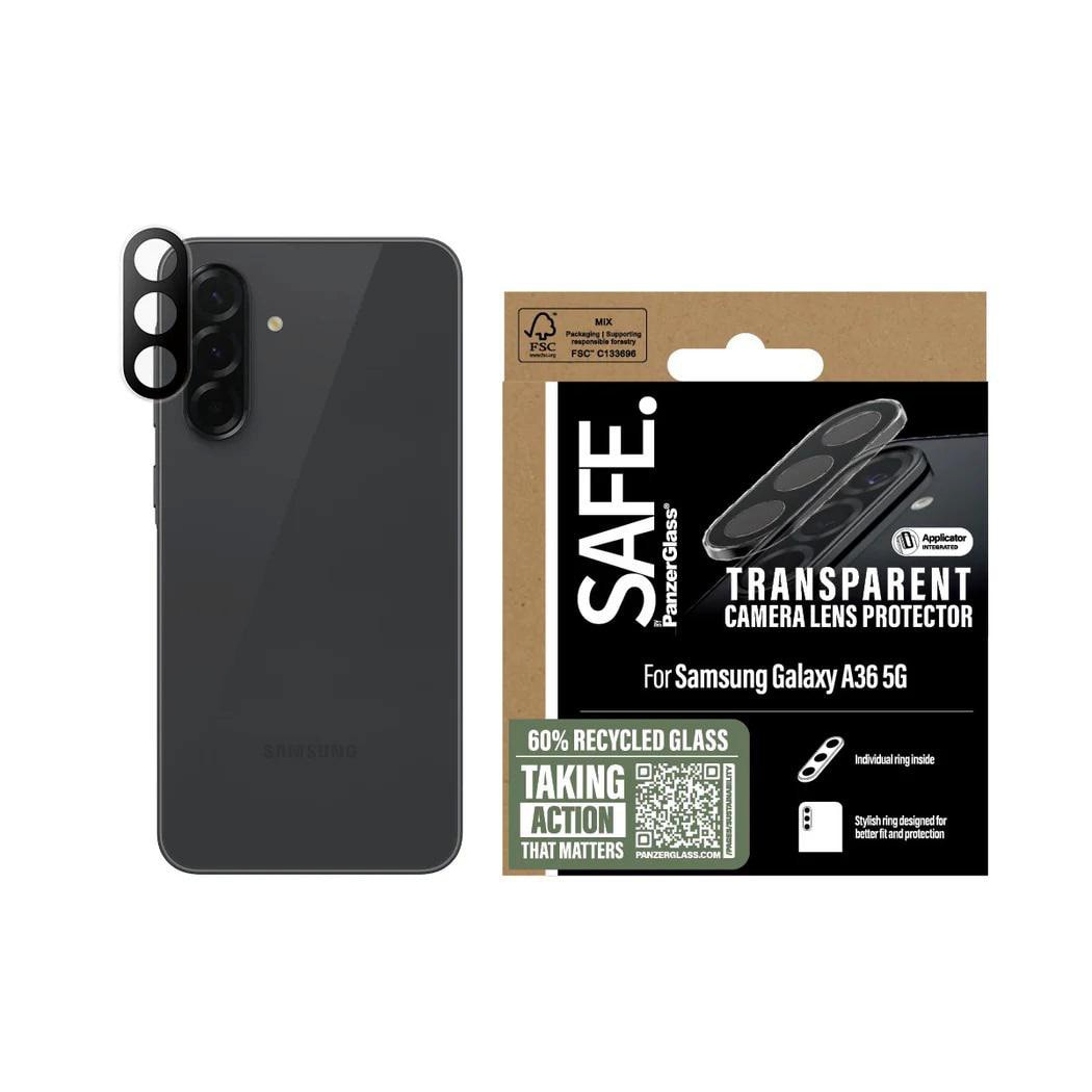 Panzerglass Safe. By Kameraschutz Galaxy A36 5G Transparent