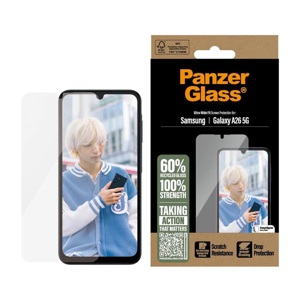 PanzerGlass Displayschutz Samsung A26 5G Ultra-Wide Fit