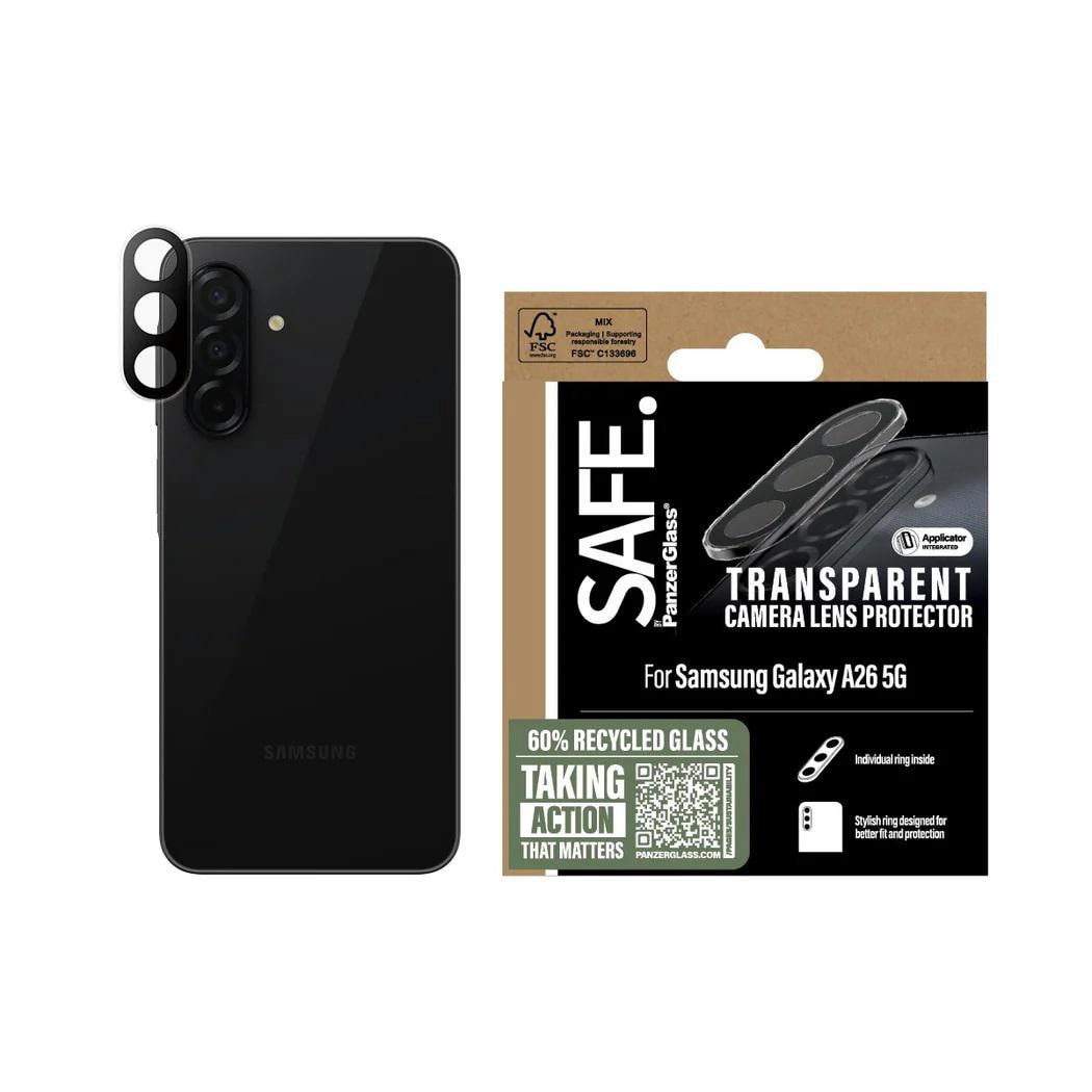 Panzerglass Safe. By Kameraschutz Galaxy A26 5G Transparent