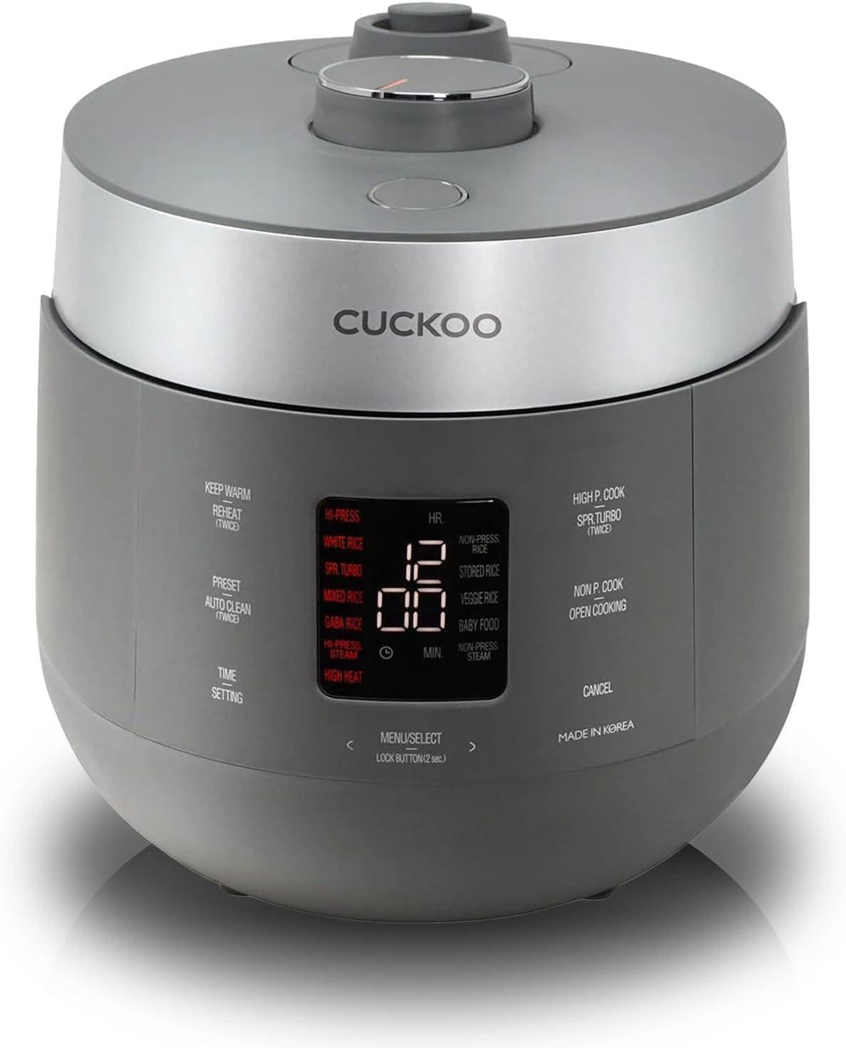 Cuckoo CRP-ST1009F Reiskocher 1150 W 1,8 L Twin Pressure, grau - Image 3