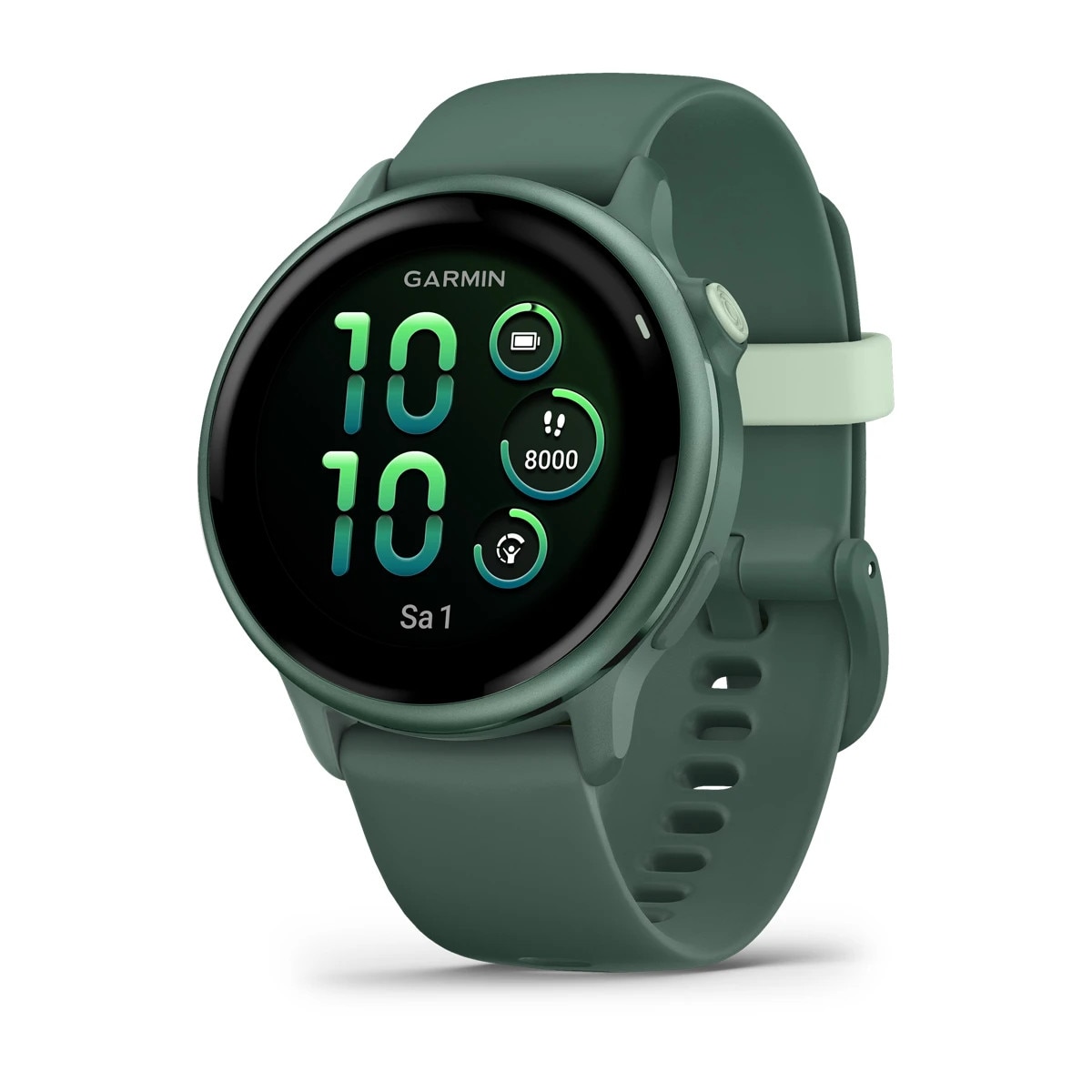Garmin vivoactive® 6 Jaspisgrün/Jaspisgrün Metallic Aluminium