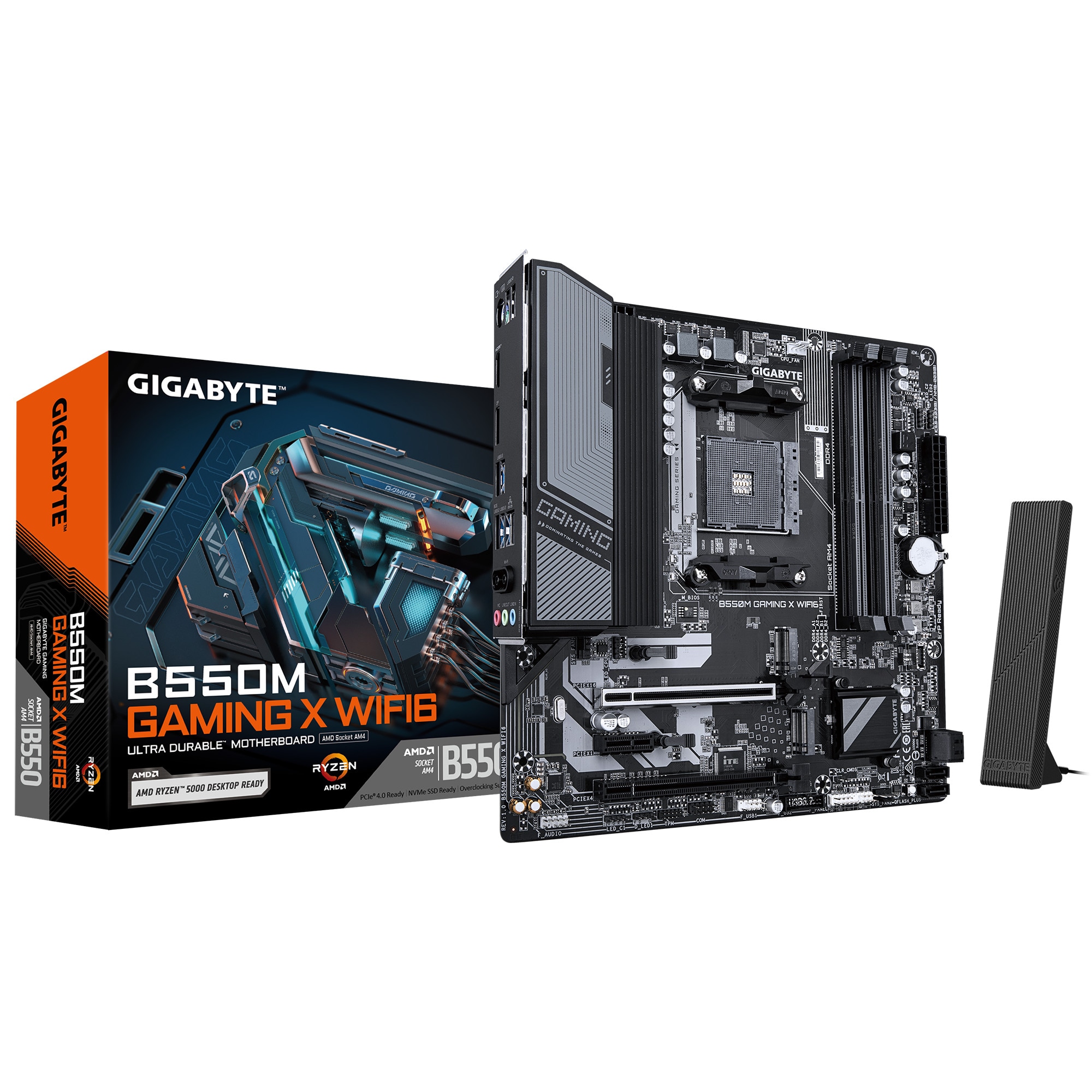 Gigabyte Micro-Atx Mainboard - Sockel Am4 B550m Gaming X Wifi6 - Image 3