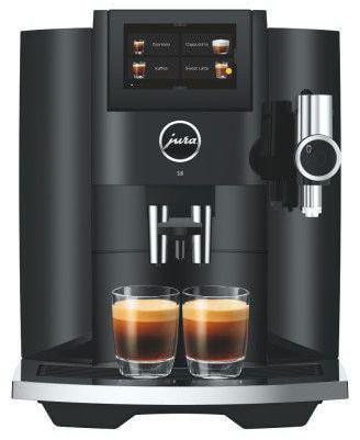 Jura Schwarz Kaffeevollautomat "15482 S8 (Eb)", (Piano (Eb)), B:34,8Cm H:28cm T:44,6Cm, Kaffeevollautomaten, 27 Spezialitäten, Touch, Sweet... - Bild 5