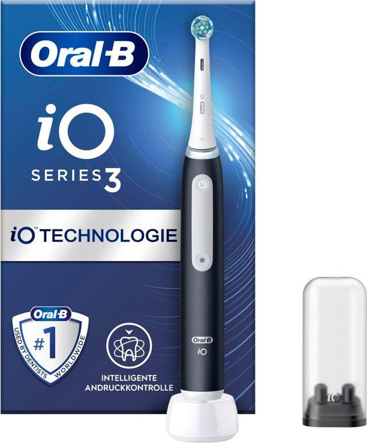 Oral-B iO Series 3 Elektrische Zahnbürste - Schwarz - 3 Reinigungsmodi - Drucksensor - Bild 4