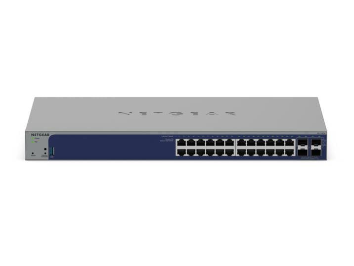 Netgear S3300-28X GS728TX - 28-Port Gigabit Ethernet Stackable Smart Switch with 2 Copper 10G and 2 SFP 10G Ports - Image 2