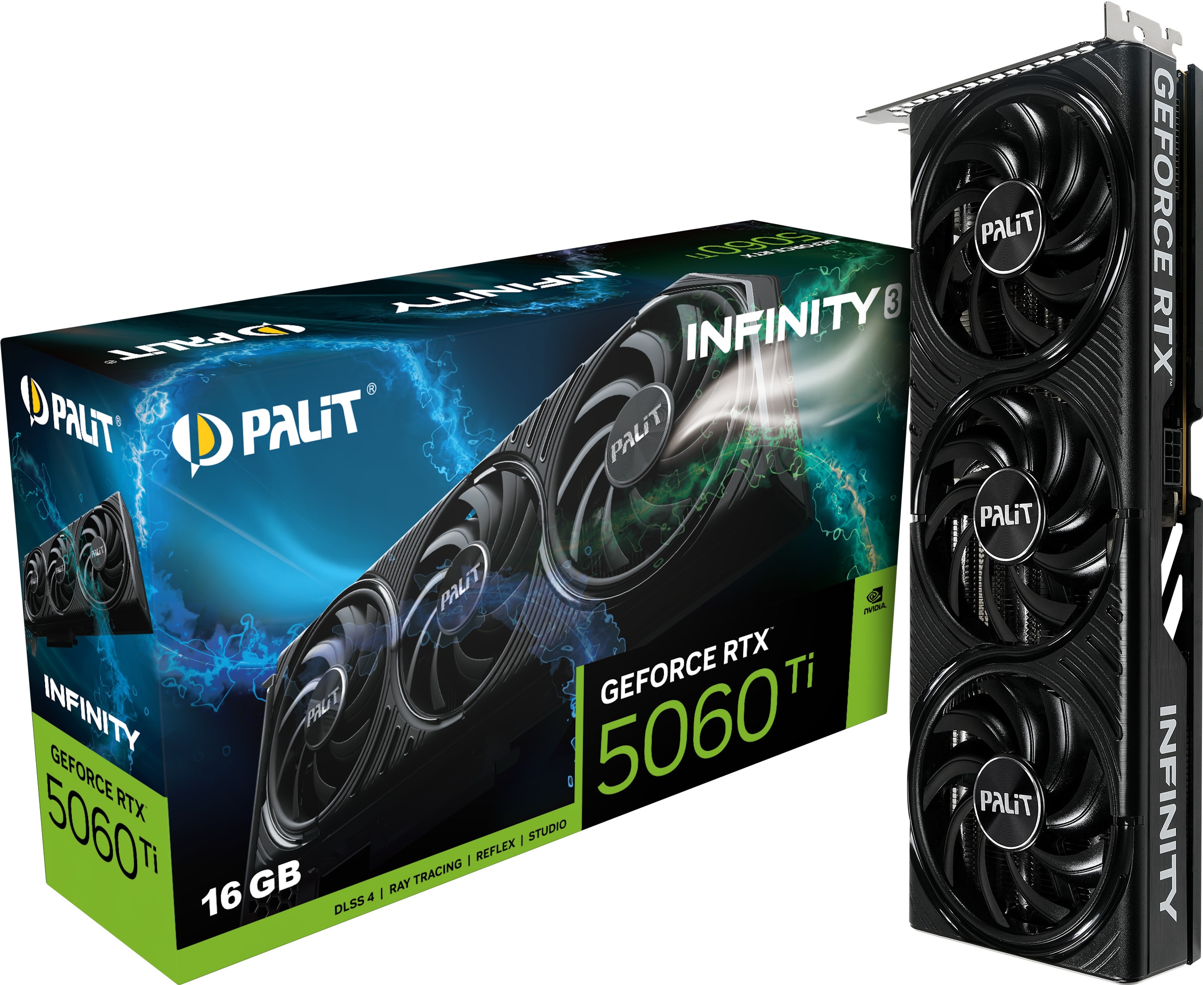 PALIT GeForce RTX 5060 Ti Infinity 3 16GB Grafikkarte HDMI/DP
