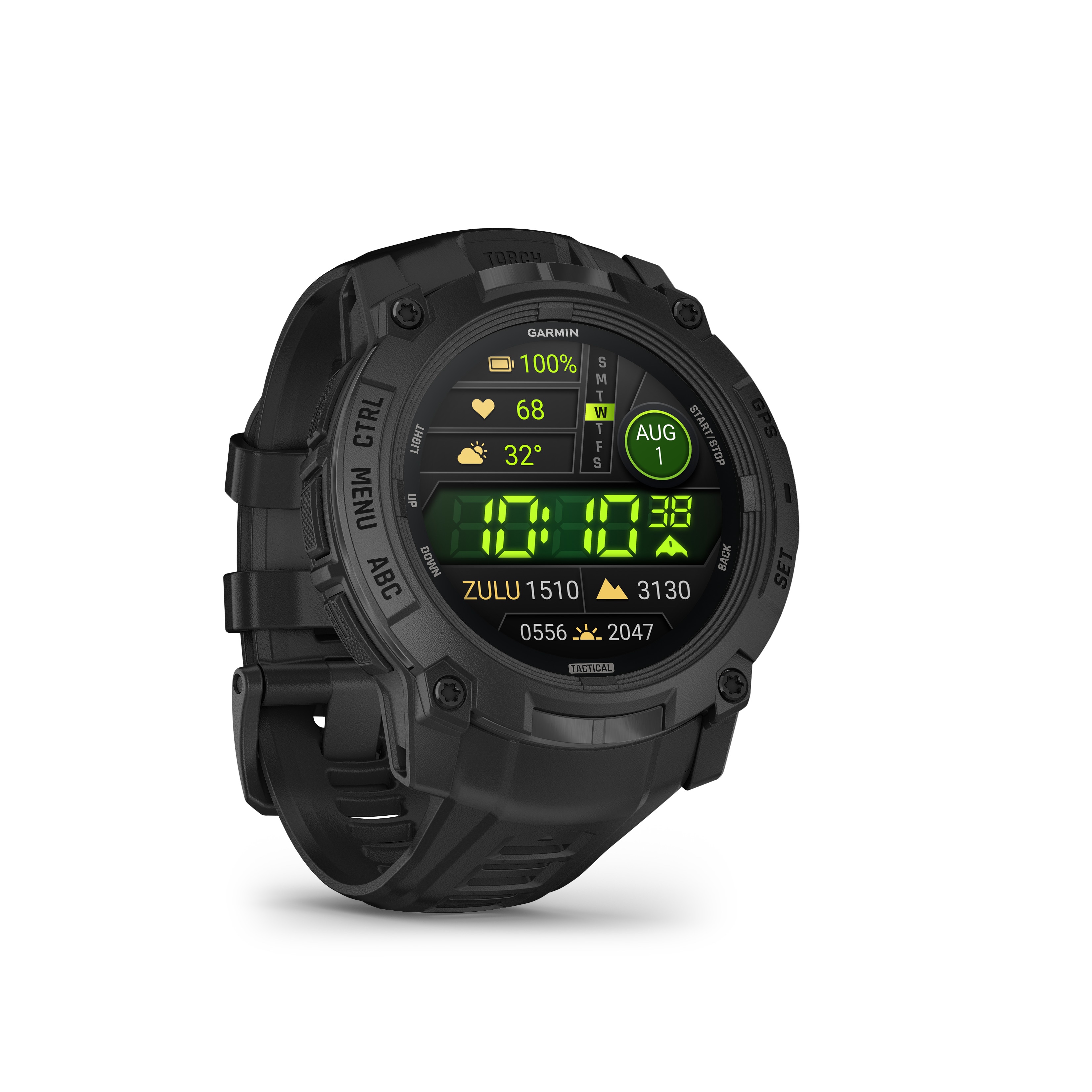 Garmin INSTINCT 3 TACTICAL Amoled schwarz 50mm Multisport Smartwatch