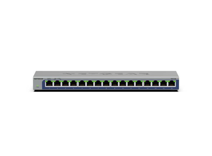 Netgear 16-Port Gigabit Ethernet Unmanaged Switch (Gs116): Desktop- Oder Wandbefestigung Gs116-300Eus - Image 2