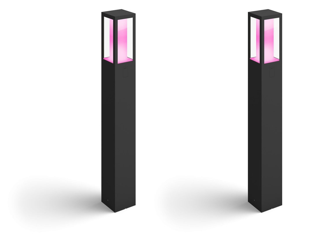 Philips Hue White & Color Ambiance Impress Wegeleuchte + Hue Outdoor Sensor Ky01-19R+Ky01-1Rd - Bild 12