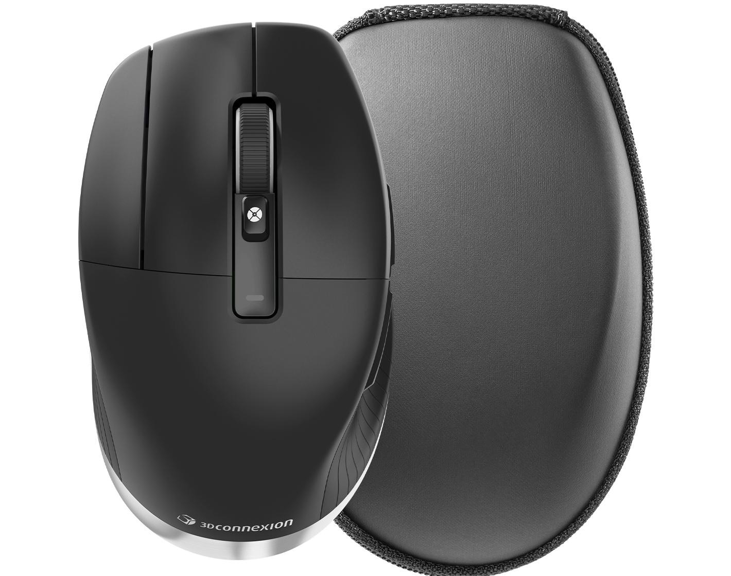 3Dconnexion CadMouse Pro Wireless Schwarz (Linkshändig), Bluetooth, USB-C für Windows & macOS