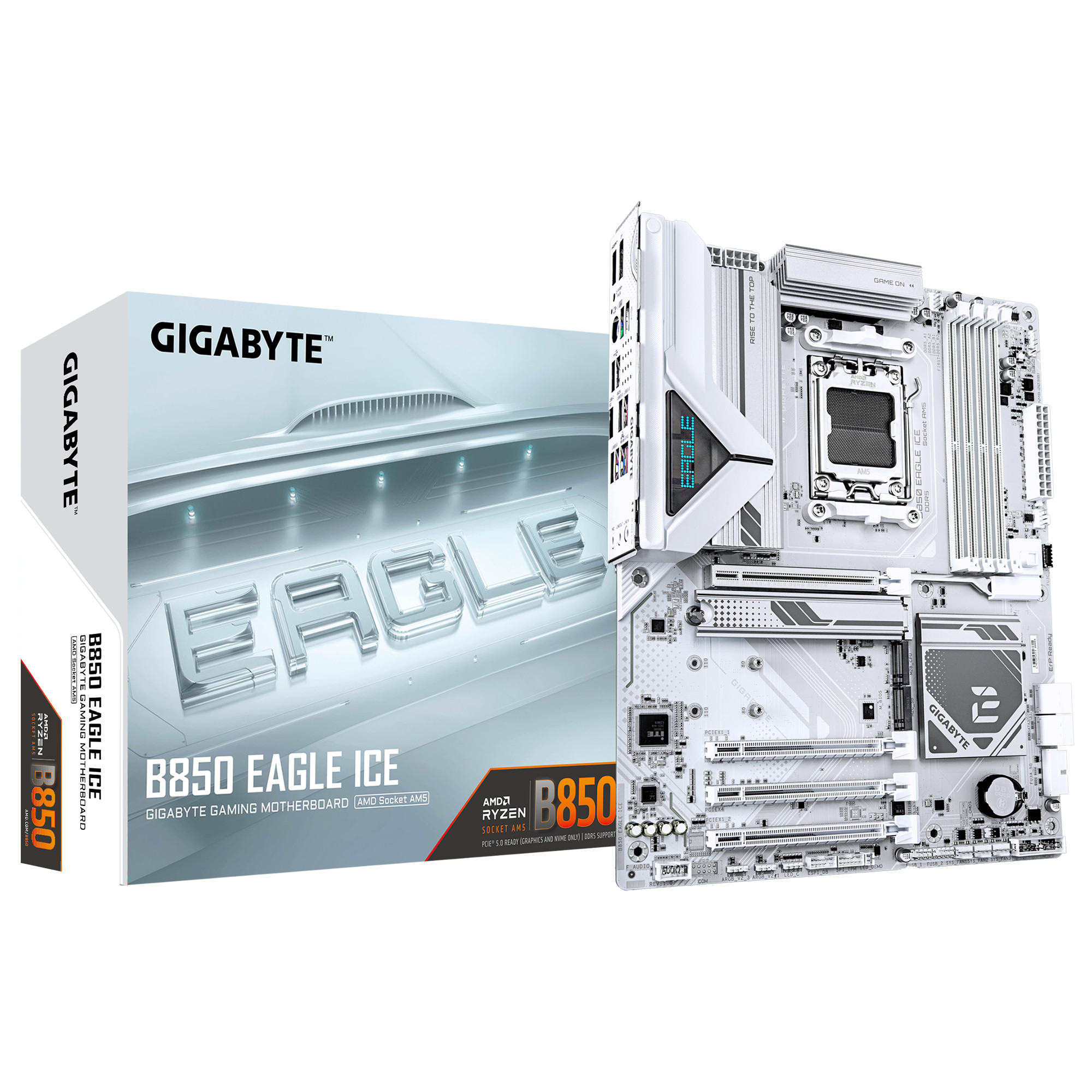GIGABYTE B850 EAGLE ICE Mainboard - AMD B850 - AMD AM5 - DDR5 RAM - ATX - Bild 7