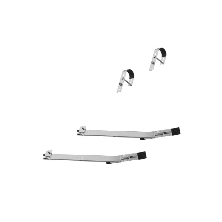 Ecoflow Halterung - Gitterbalkon Silber