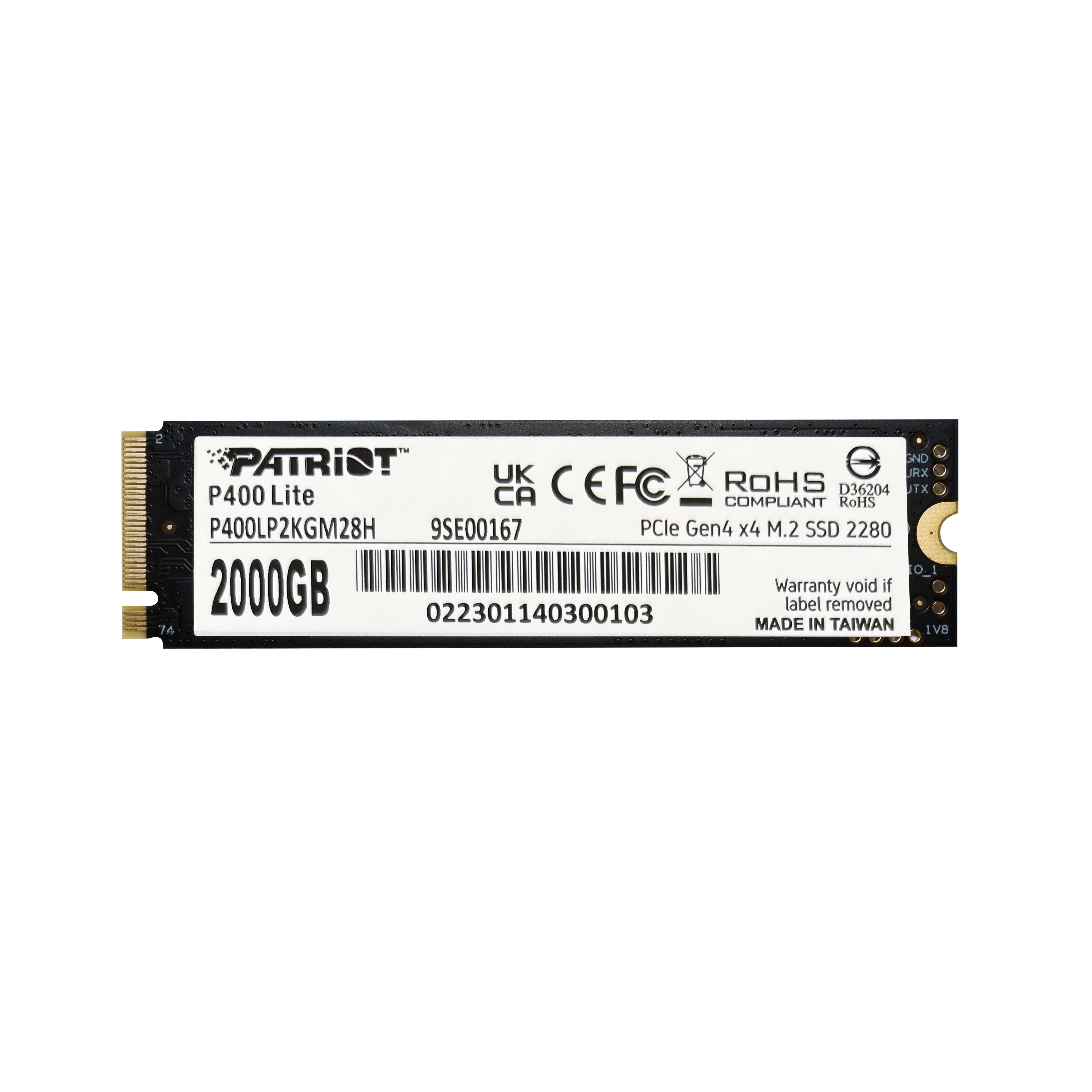 Patriot Festplatte Viper P400 Lite 2Tb M.2 Pcie 4.0 Nvme Bis 3500Mb/S - Bild 4