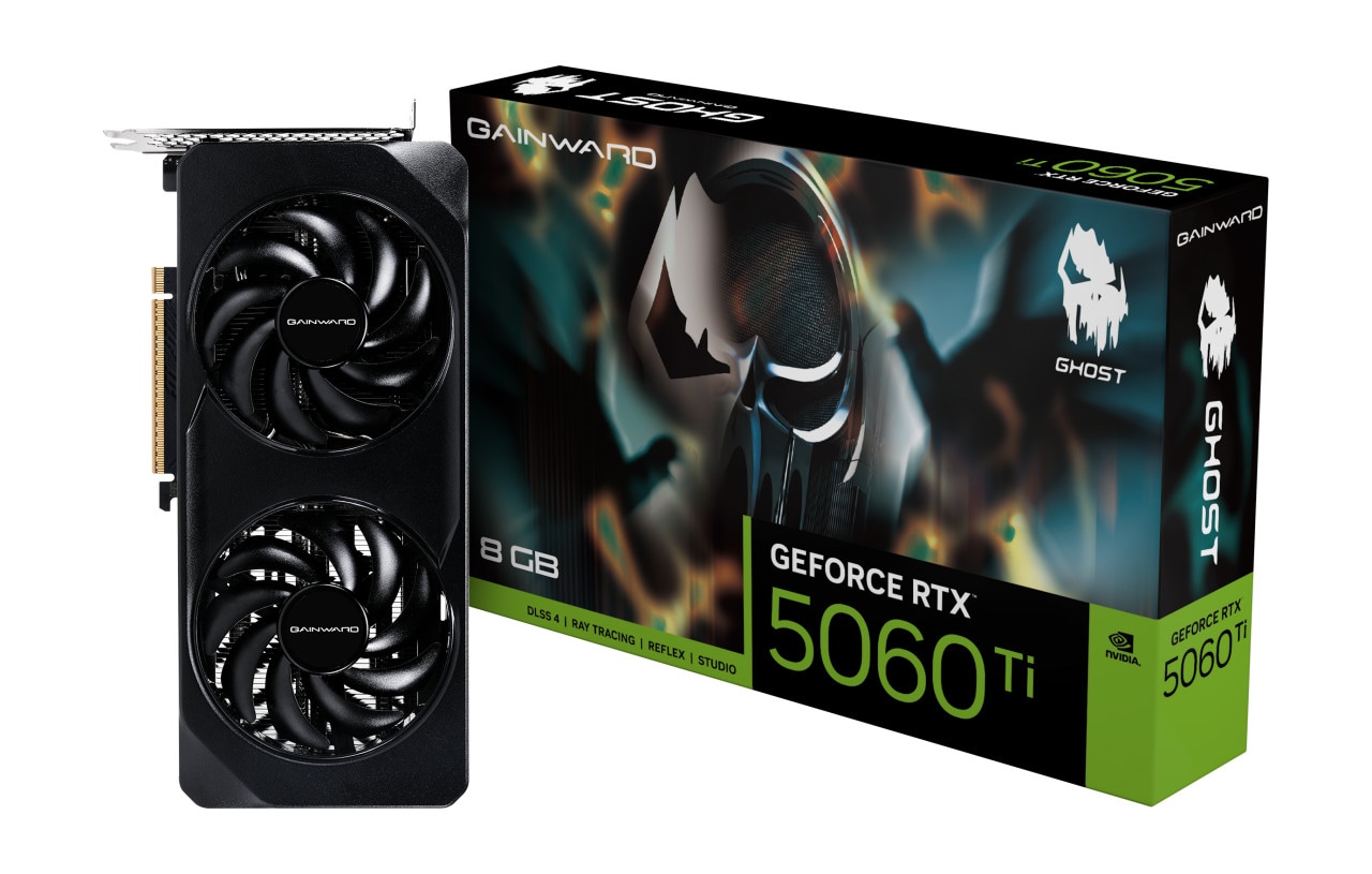 GAINWARD GeForce RTX 5060 Ti Ghost 8GB GDDR7 Grafikkarte HDMI/3xDP