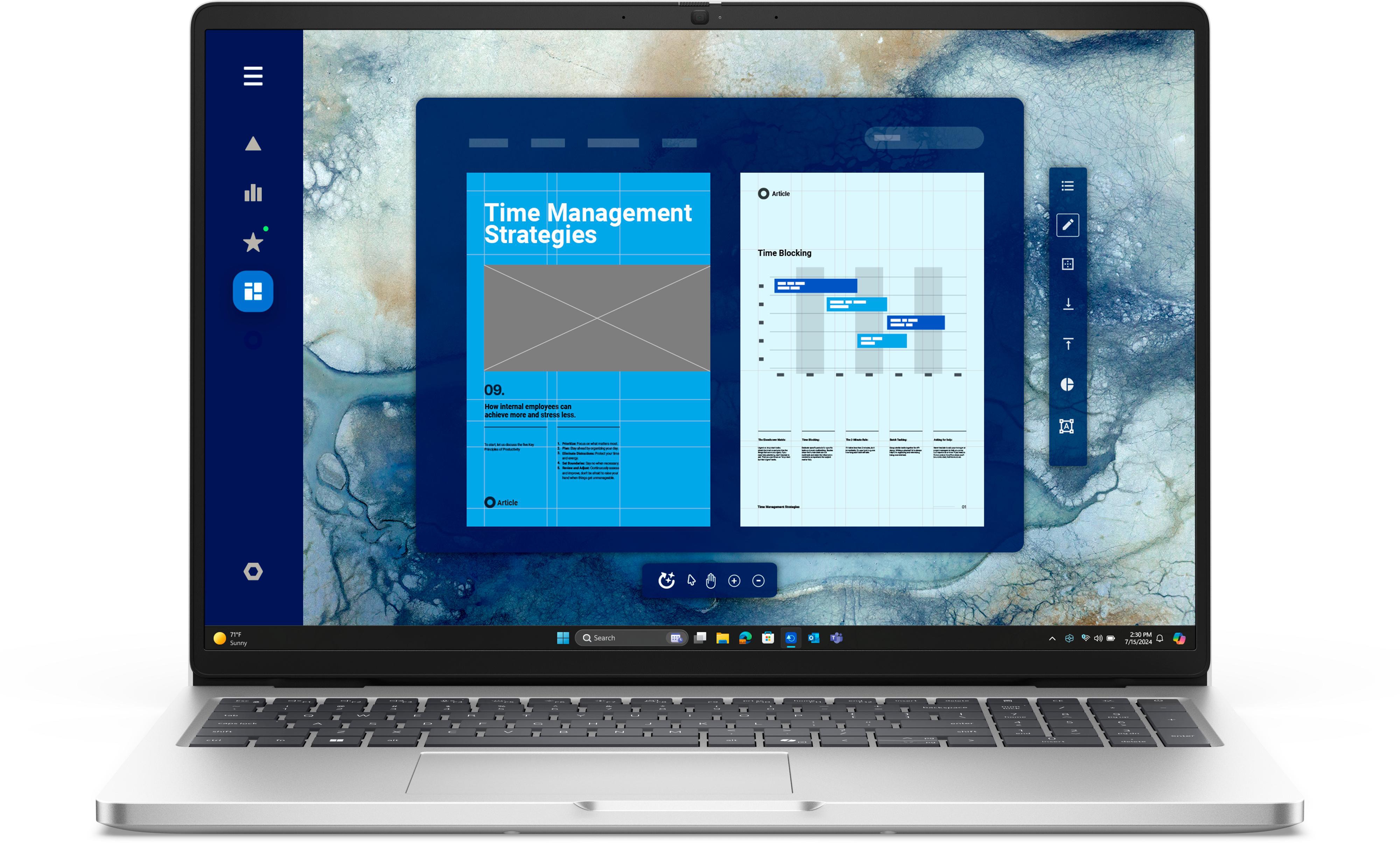Dell Pro Pc16250 Nnwwd 16" Fhd+ Core U5 235U 32Gb/512Gb Ssd Win11 Pro Größe 16 Silber