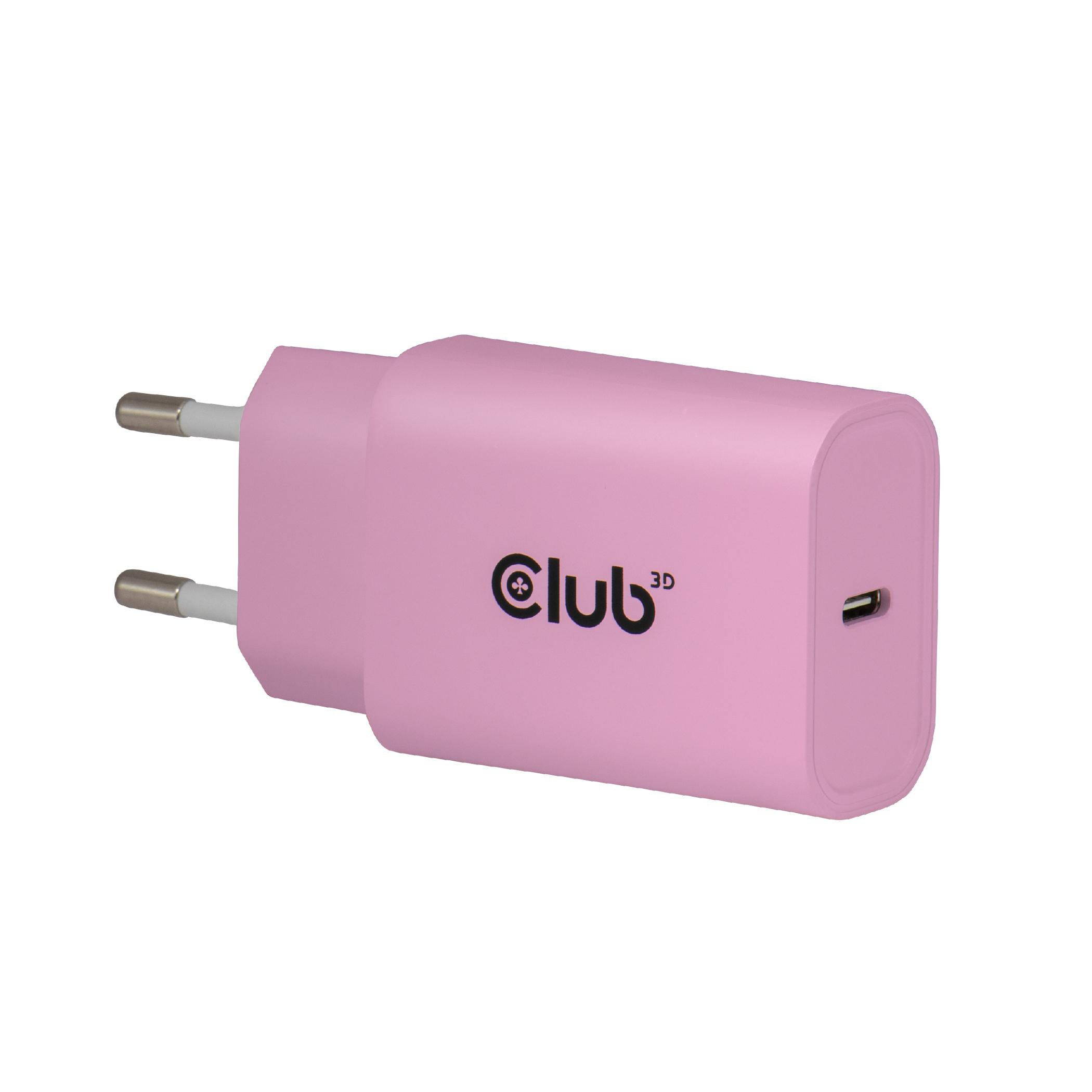 Club3d Club 3D Usb-C Pd3.0 Ladegerät 30 Watt 2 Stück Größe 3 Rosa - Bild 5