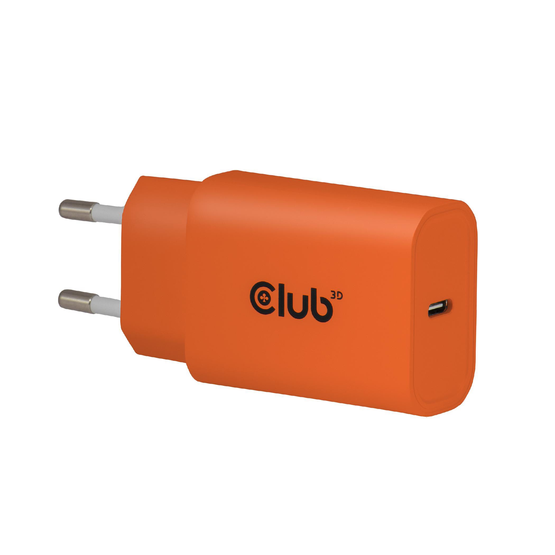 Club3D CAC-3023 USB-C® Ladegerät 30 Watt 2 Stück Orange - Bild 3