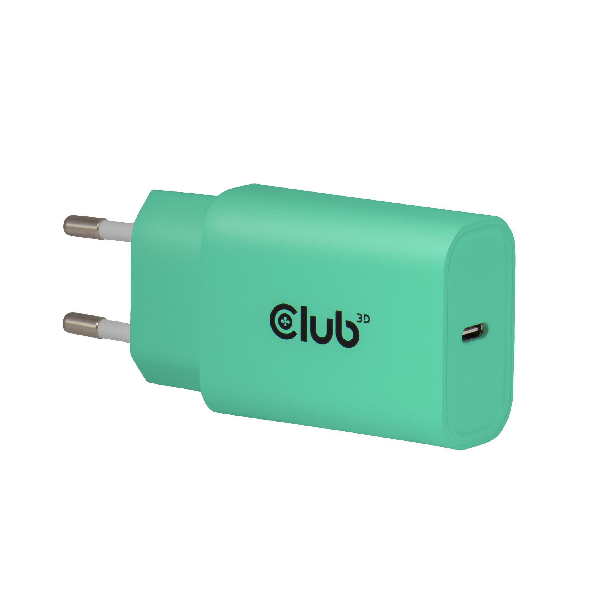 Club3D CAC-3024 USB-C® Ladegerät 30 Watt 2 Stück Grün - Bild 3