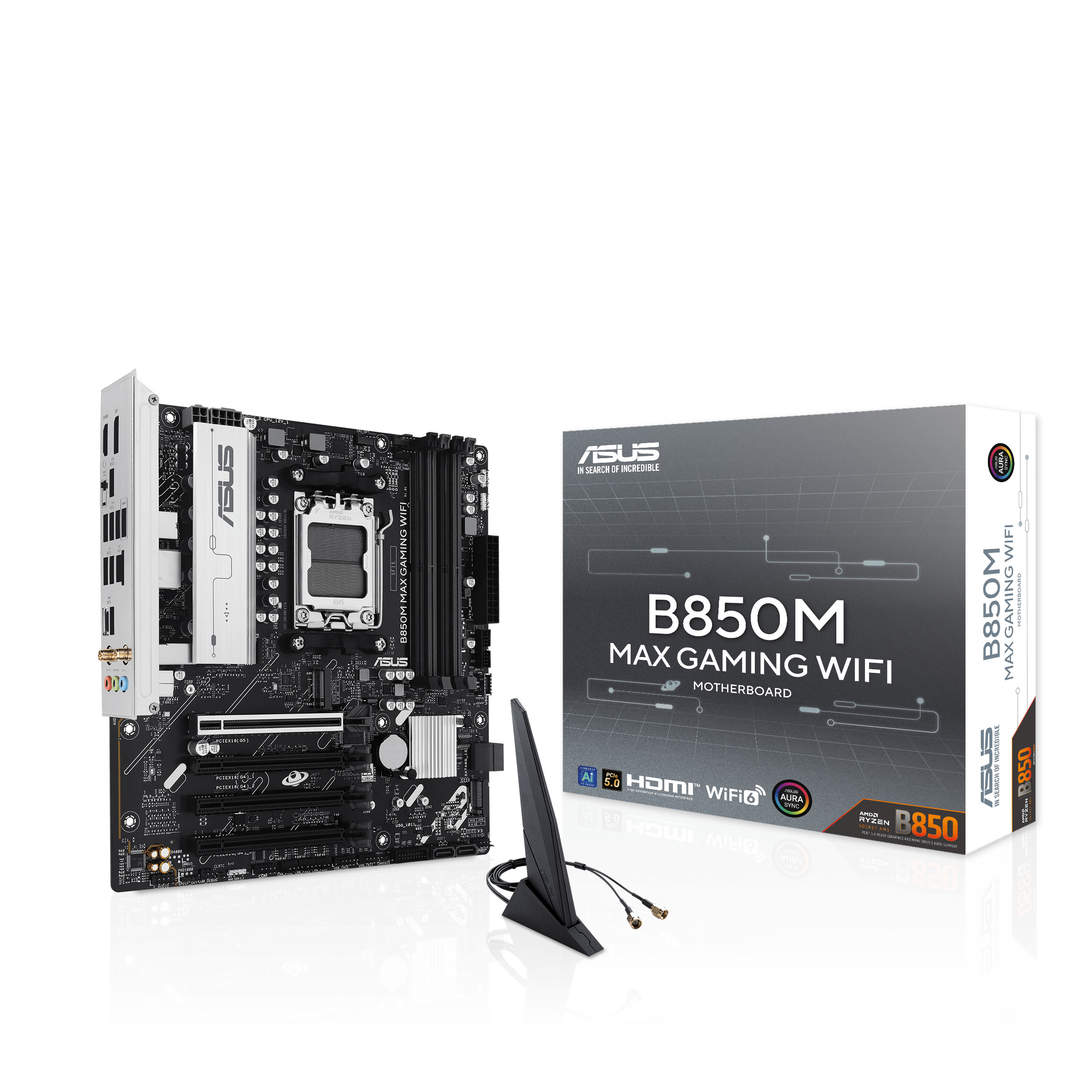 Asus B850m Max Gaming Wifi Micro-Atx Mainboard - Sockel Am5 90Mb1ll0-M0eay0 - Image 5