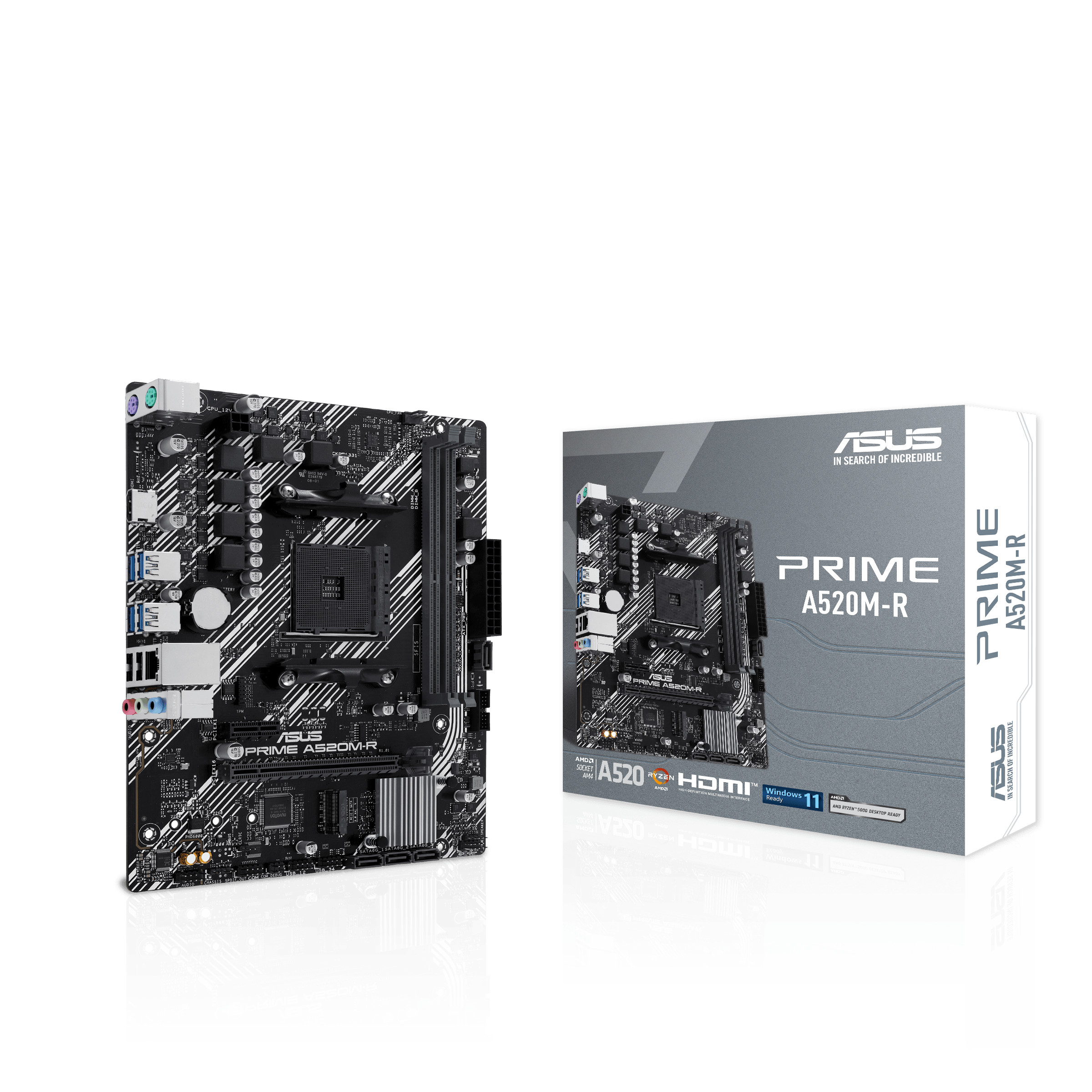 Asus Prime A520m-R Micro-Atx Mainboard - Sockel Am4 90Mb1h60-M0eay0 - Bild 6