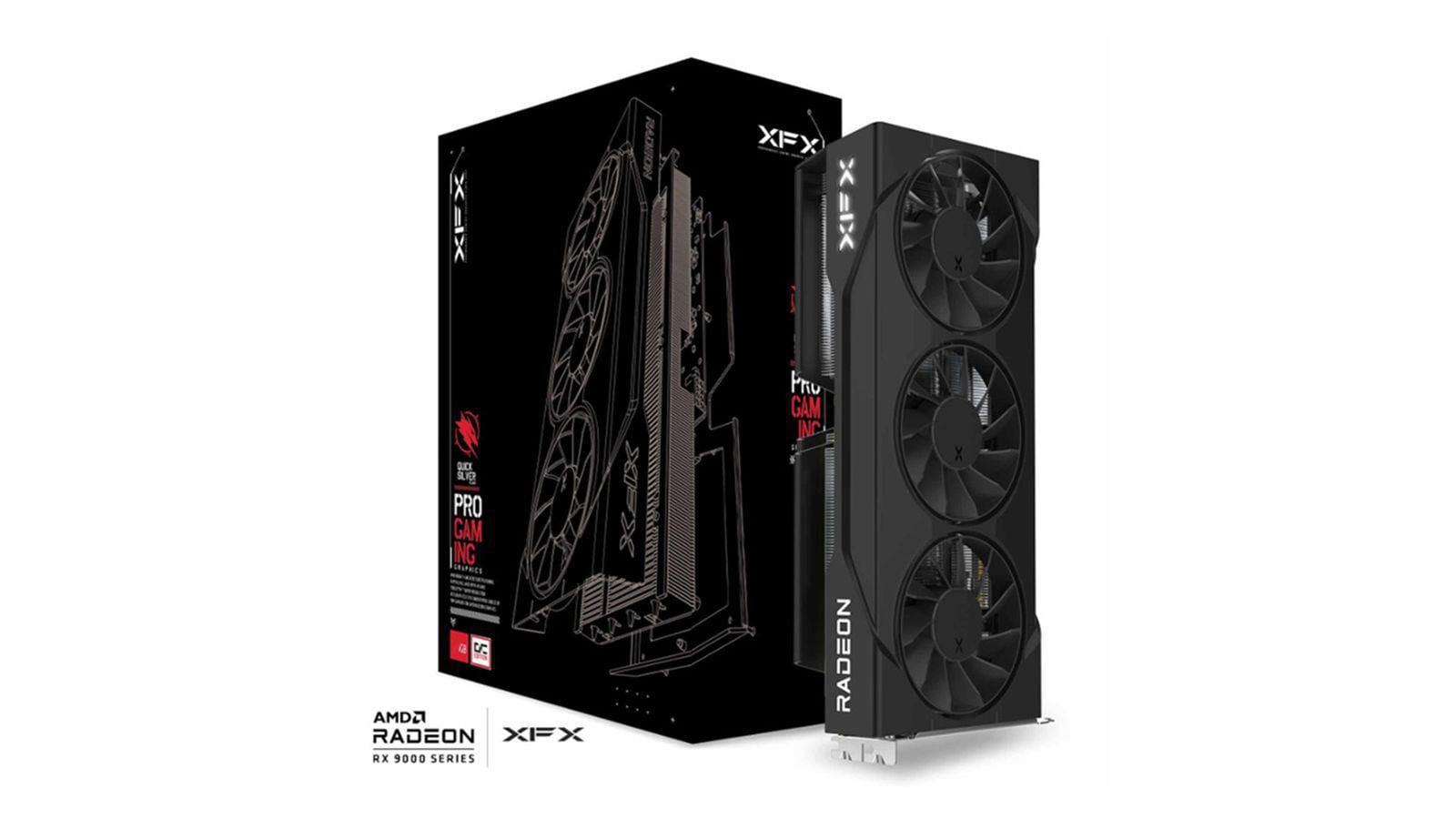 XFX Swift Radeon RX 9060 XT OC Triple Fan Gaming Edition Grafikkarte 16GB GDDR6 DP/HDMI