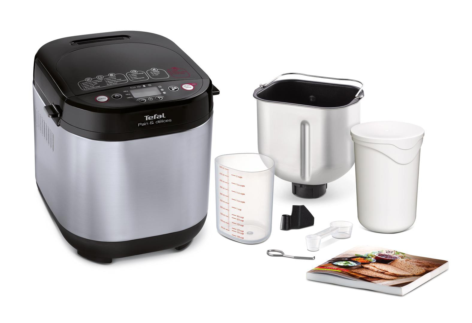 Tefal PF 240E Brotbackautomat Pain Delice 20 Programme, 3 Laibgrößen, Timer PF240E