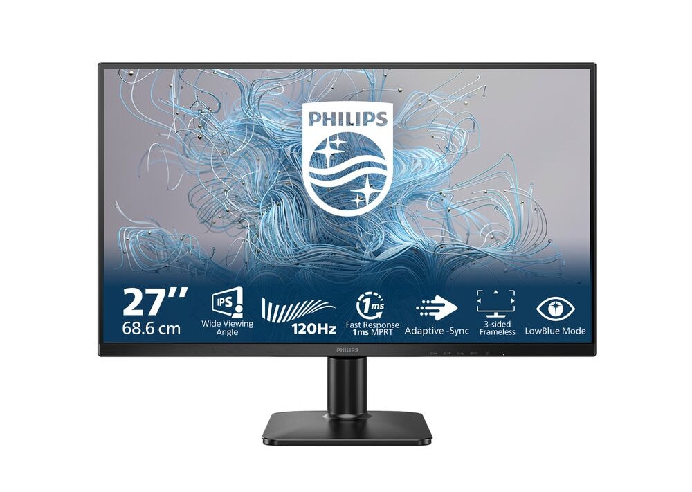 Philips Schwarz/Rot 27E2n1110 27 Zoll Fhd Monitor, 120Hz, Ips, 1Ms Mprt Adaptive Sync (1920X1080,Hdmi 1X 1.4,Dp) - Bild 4