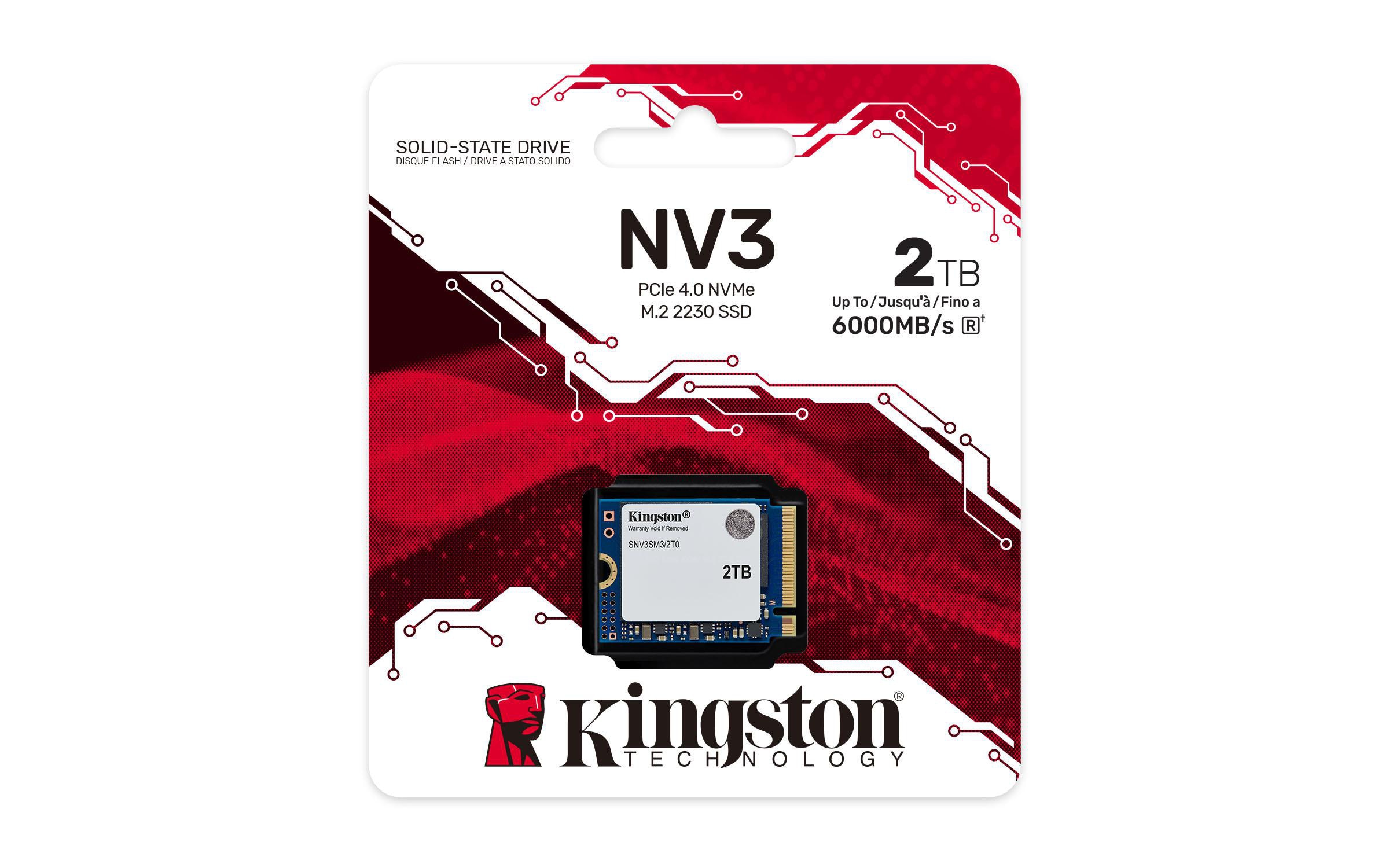 Kingston Technology 2000G NV3 M.2 2230 NVMe SSD, 2 TB, M.2, 6000 MB/s - Image 5