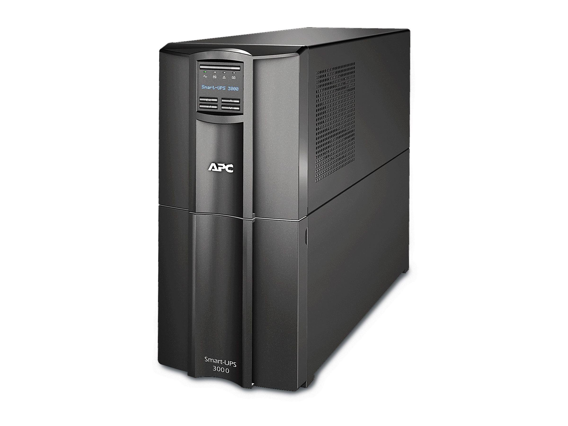 APC Smart UPS SMT3000IC, 3000VA, 2x C19, 8x C13, AVR, Display, SmartConnect+Slot, Überspannungsschutz
