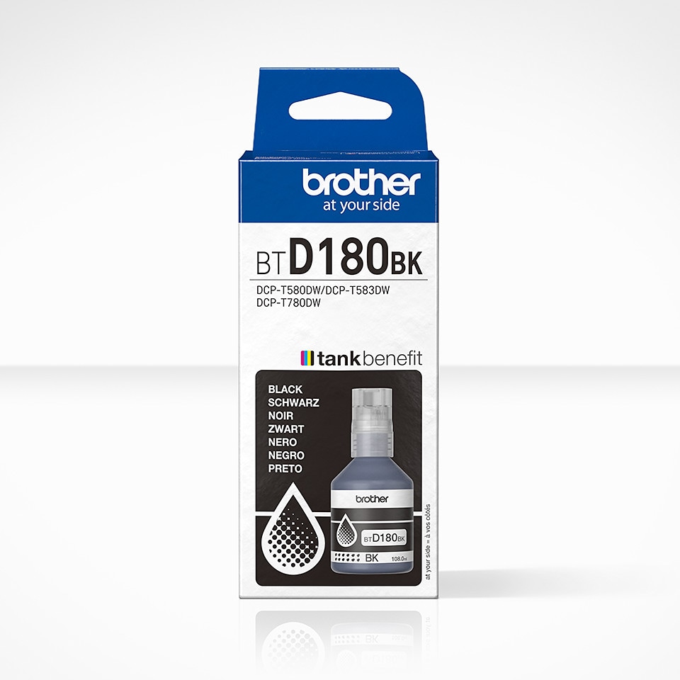 Brother BTD180BK Tintenflasche für DCP-T580DW, 7500 Seiten, schwarz - Image 3