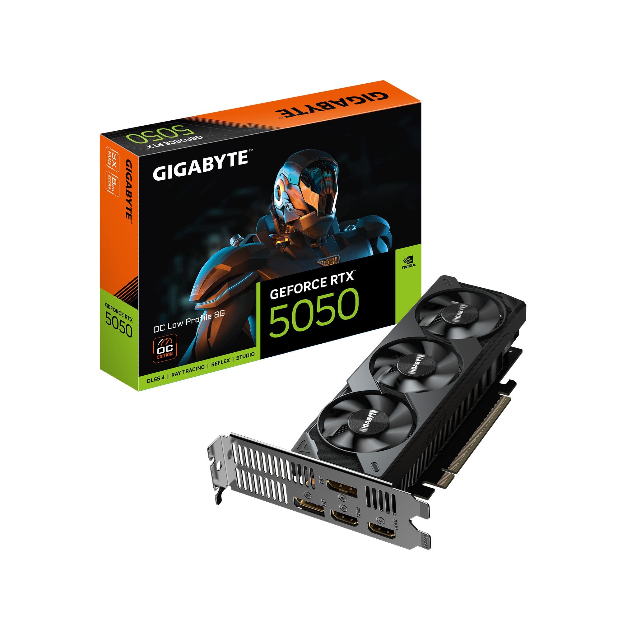 Gigabyte Grafikkarte - Rtx 5050 Oc-8Gl - 8 Gb Gddr6 - Low Profile - Leiser Kühler 4719331356736 - Image 7