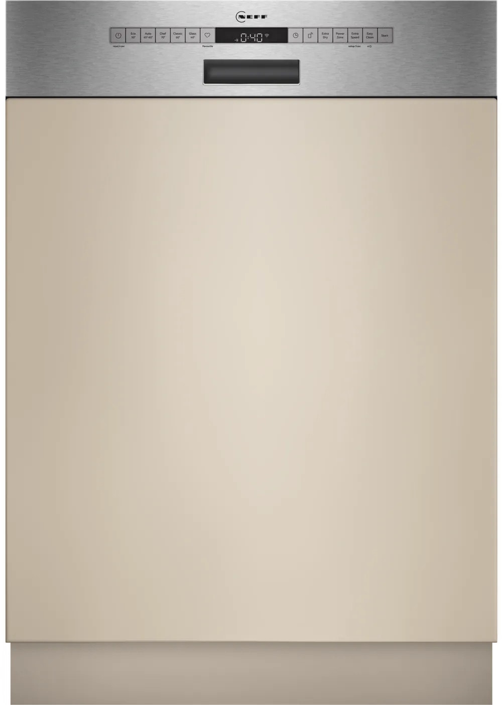 Neff N 50 Smarter Teilintegrierter Geschirrspüler 60 Cm S145eas16e | Made In Germany, Flex I-Korbsystem Mit Rackmatic, Open Dry Automatische Türöffnung, Smart Start, Chef 70 °C Intensivprogramm - Bild 6
