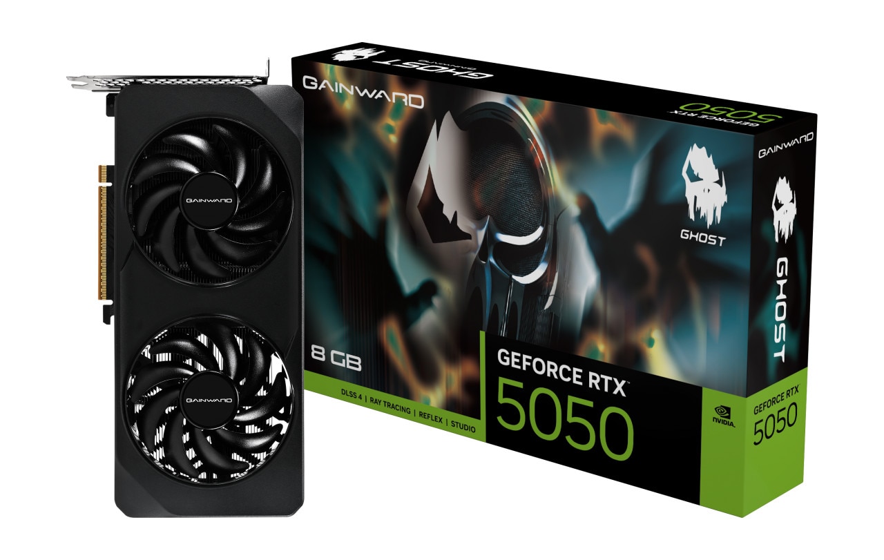 GAINWARD GeForce RTX 5050 Ghost 8GB GDDR6 Grafikkarte HDMI/3xDP