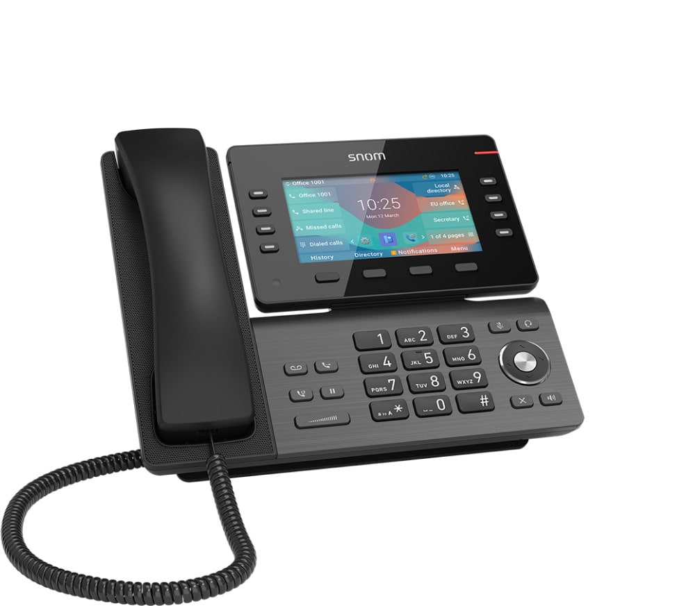 Snom D862 Voip Telefon Größe 8 Schwarz