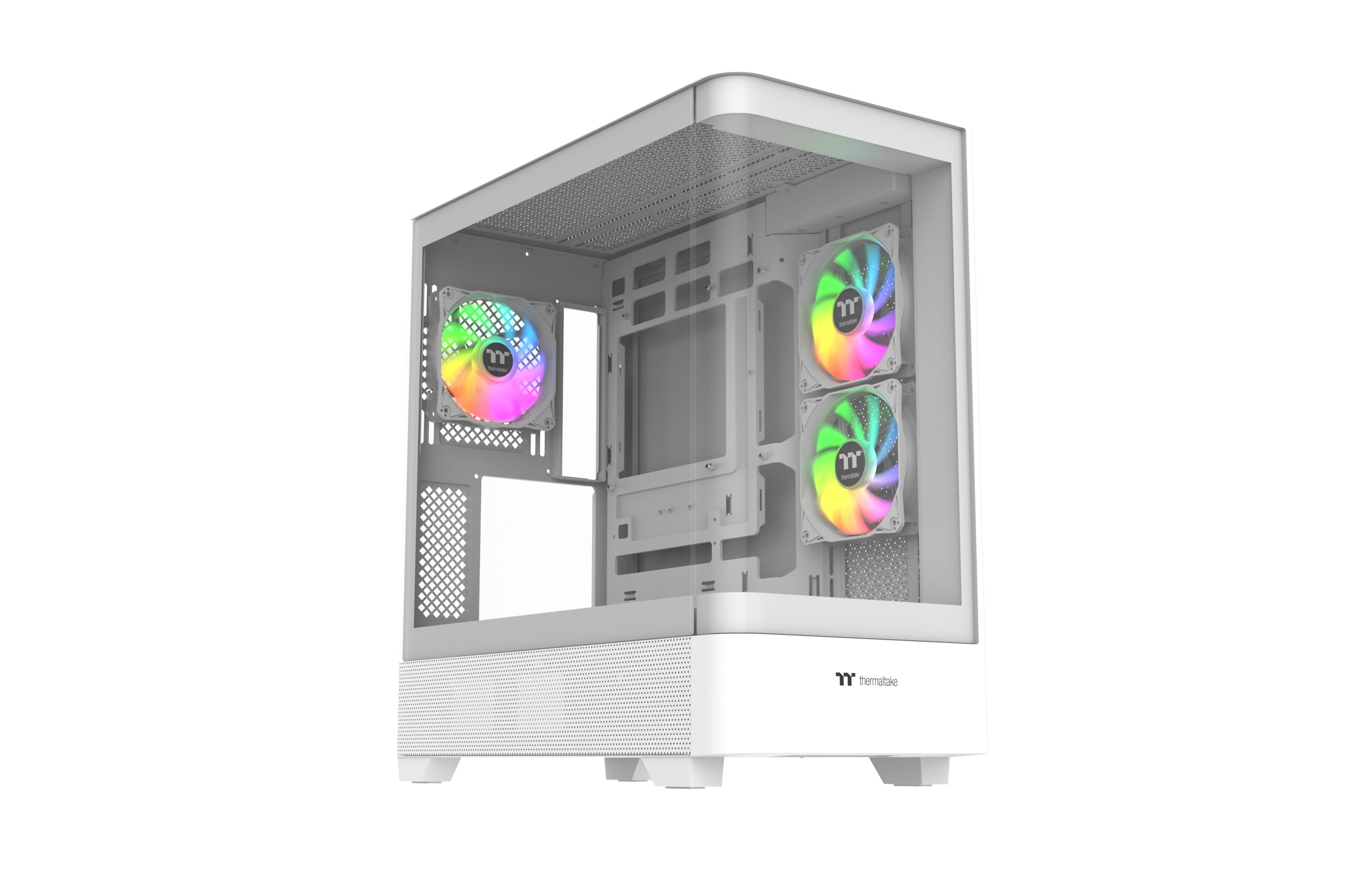 Thermaltake Midi View 290 Snow White (ATX, mATX, Mini-ITX), PC Gehäuse, Weiss - Bild 5