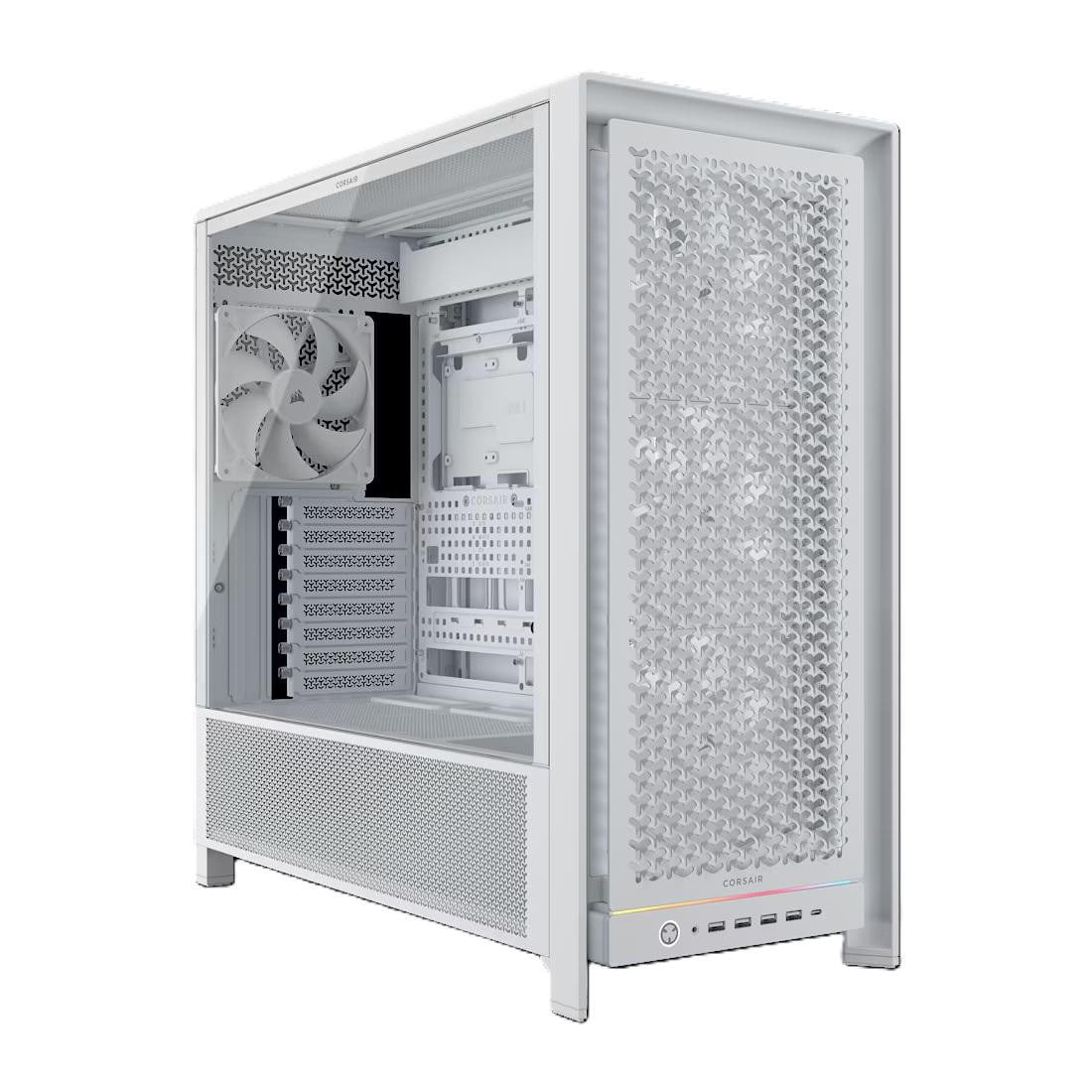 Corsair Weiss Frame 5000 Rs E-Atx Tower Gehärtetes Glas Usb-C Weiß - Image 3