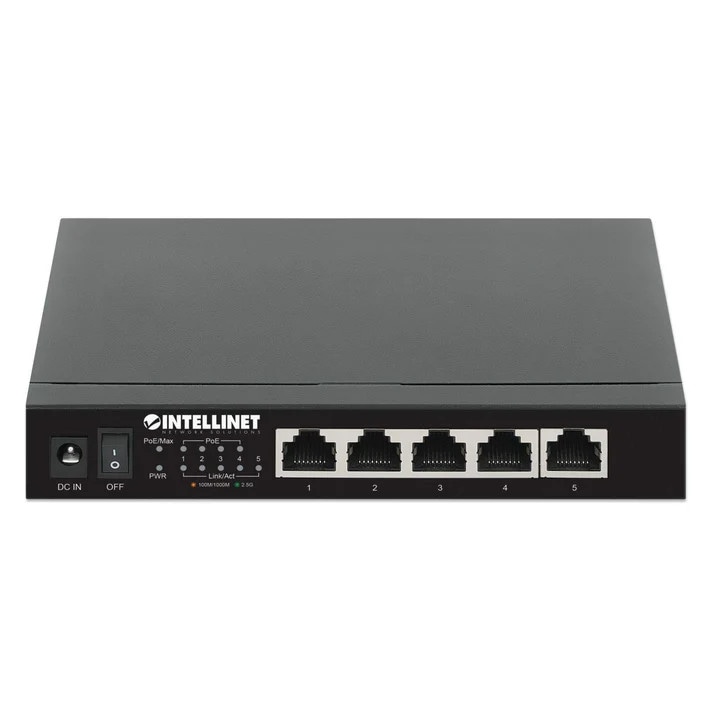 Intellinet 5-Port 2.5 Gigabit Ethernet PoE+ Switch
