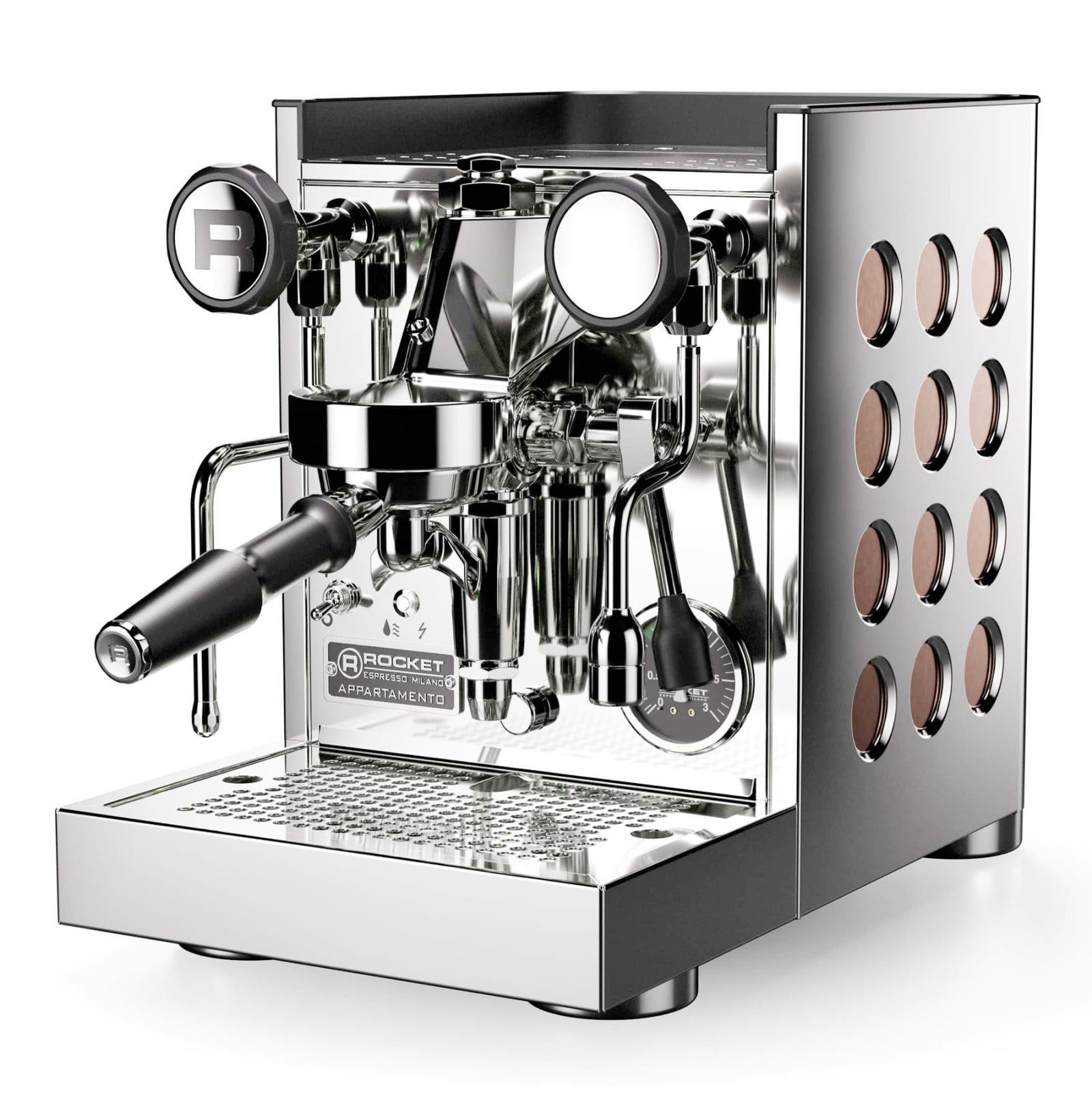 Rocket Espresso Appartamento TCA Chrom / Kupfer – Premium Zweikreis-Siebträgerma - Bild 4