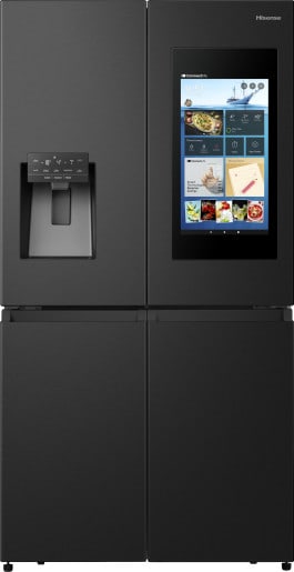 Hisense Schwarz Multi Door "Rq760n4ife", Energieeffizienz: E (A-G), Silber (Schwarz), B:91,4Cm H:178,5Cm T:72,5Cm, Kühlschränke, Total No Frost - Bild 3