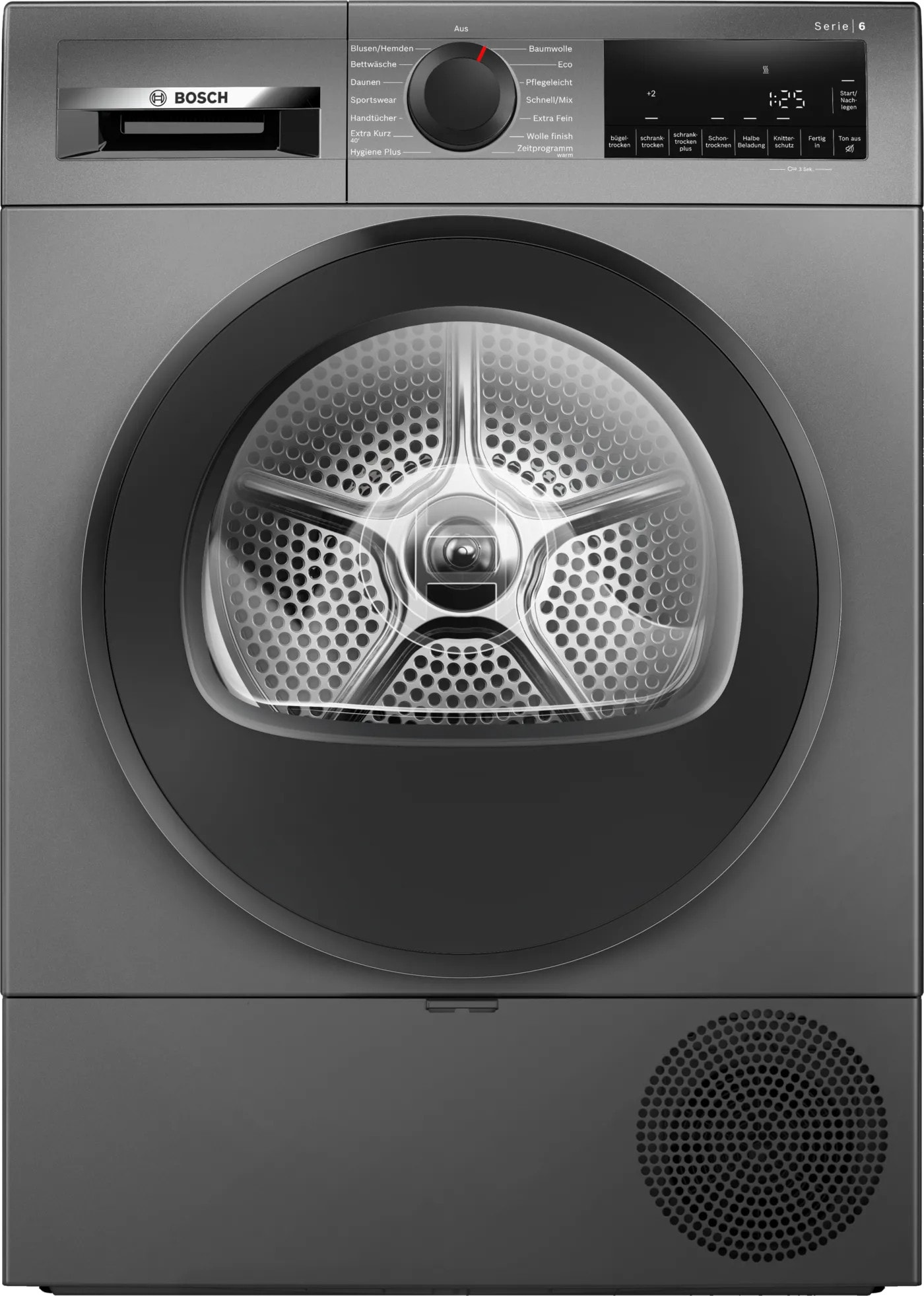 Bosch Wqg243dr10 Serie Wäschetrockner Größe 6 Grau