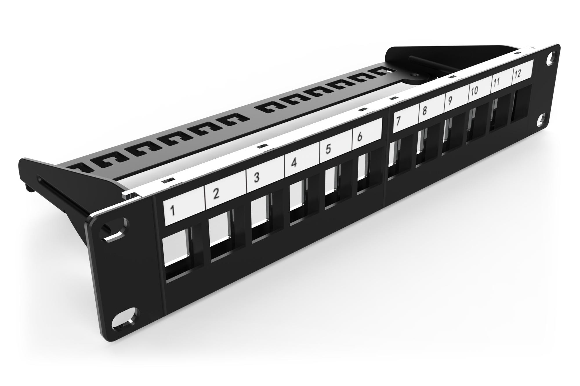 DIGITUS Modulares Patchpanel, 12-Port