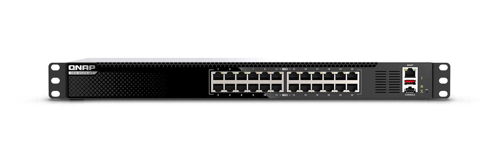 Qnap 24 Port 10Gbe Rj45 Managed Switch Qsw-M3224-24T - Image 2