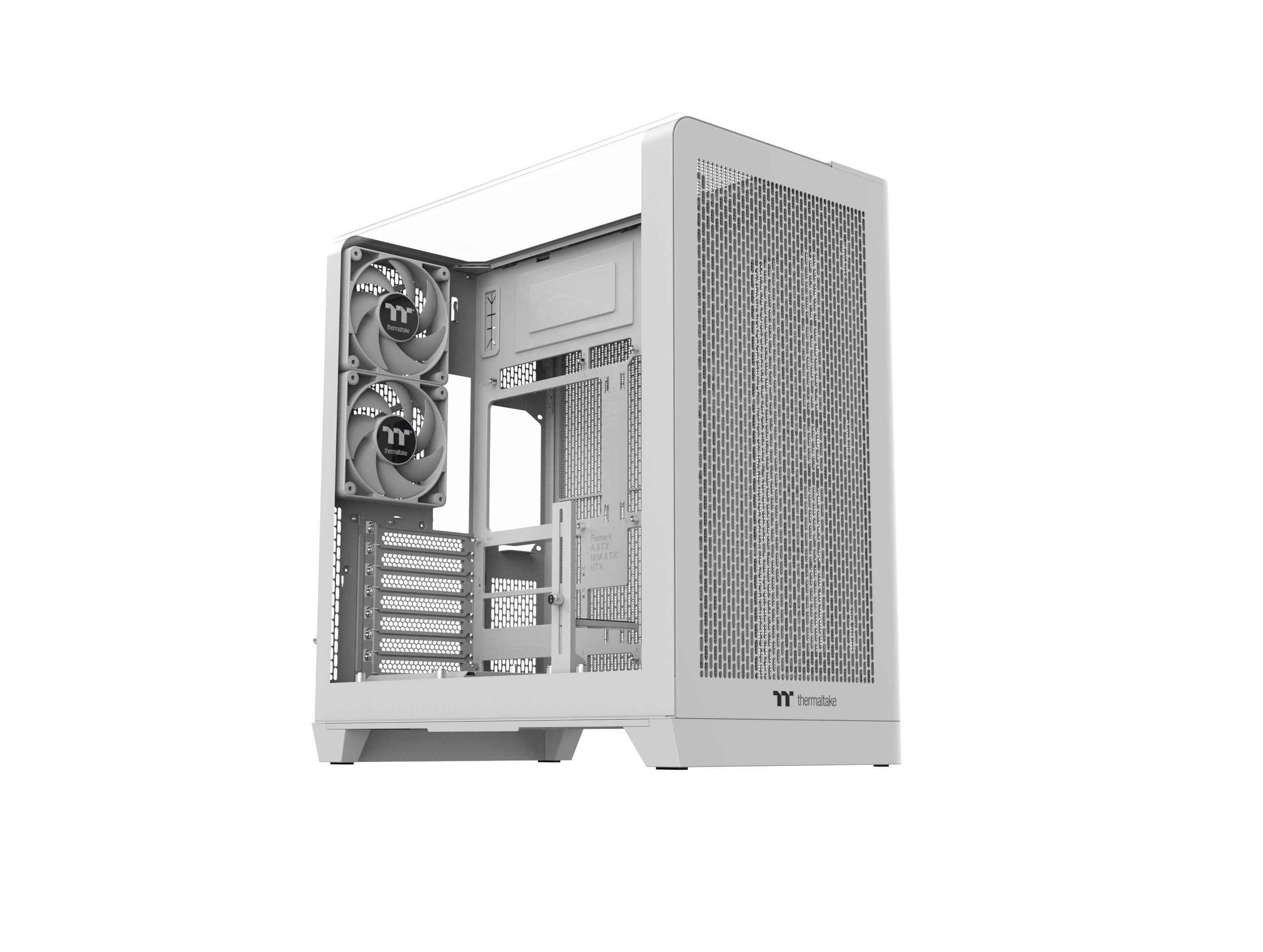 Thermaltake Tt View 390 Air Snow White (ATX, mATX, Mini-ITX), PC Gehäuse, Weiss - Bild 2